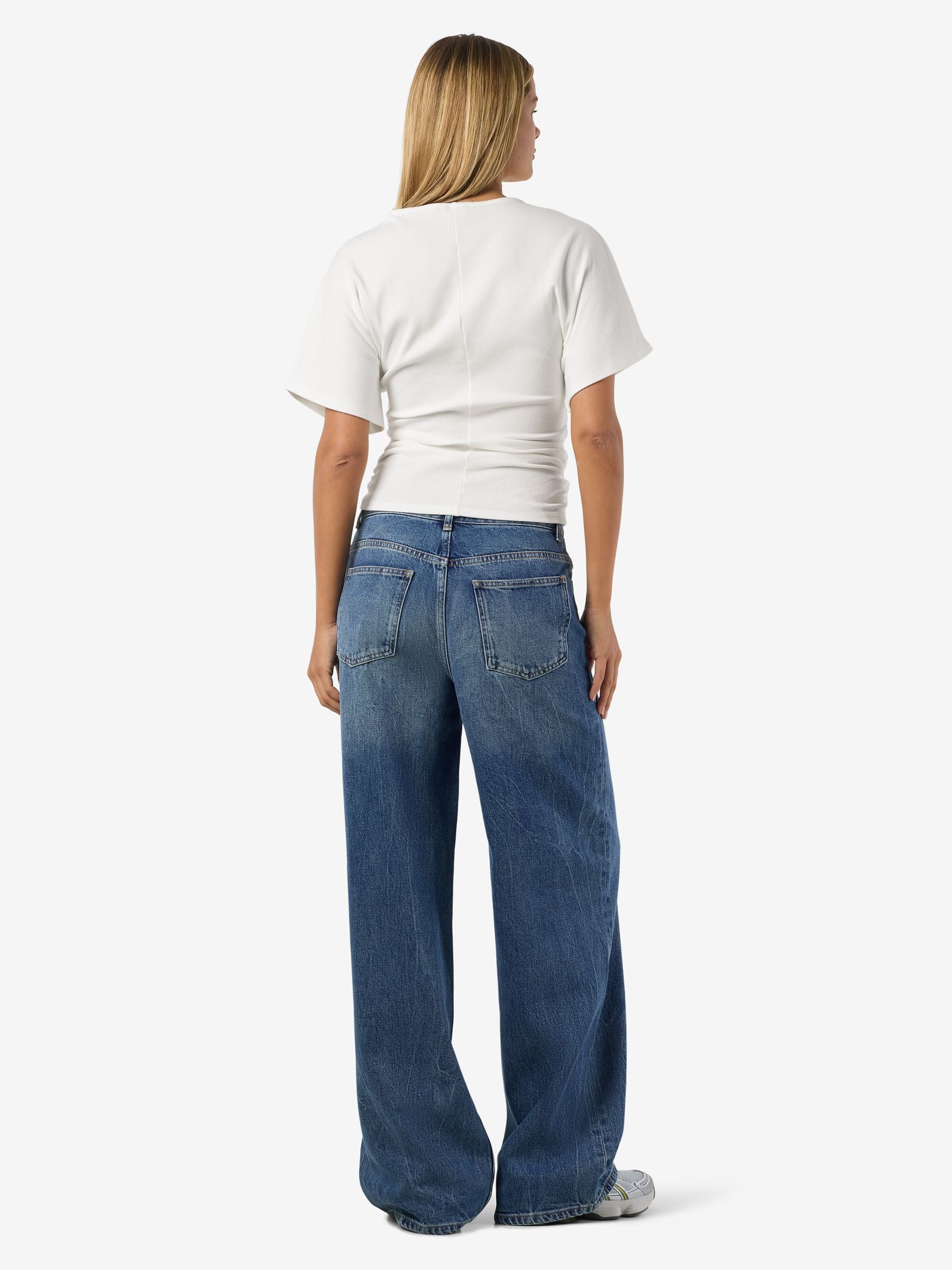 Noisy May Abbi t-shirt froncé coton bio