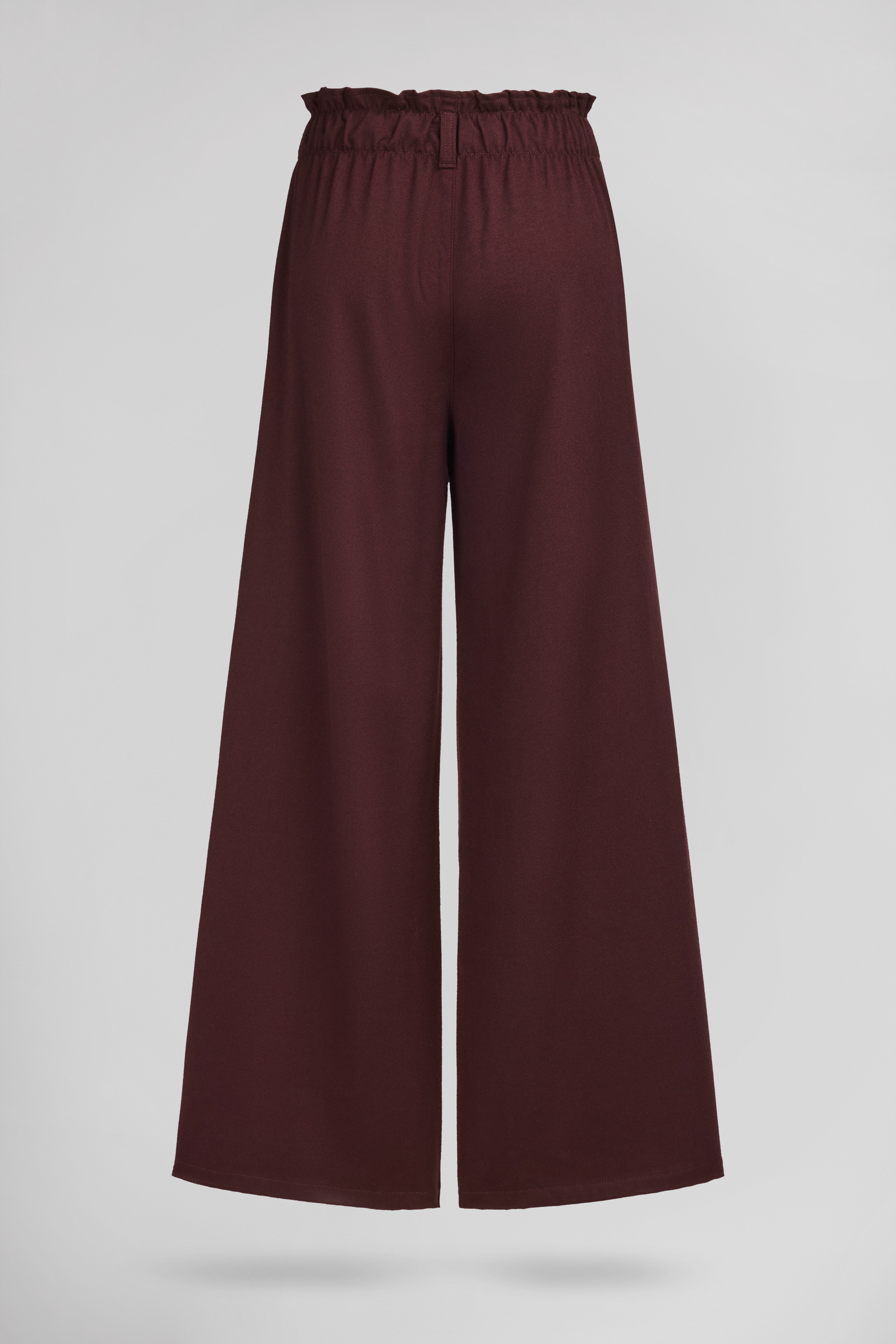 Teddy Smith P-Tylia pantalon bordeaux foncé flanelle