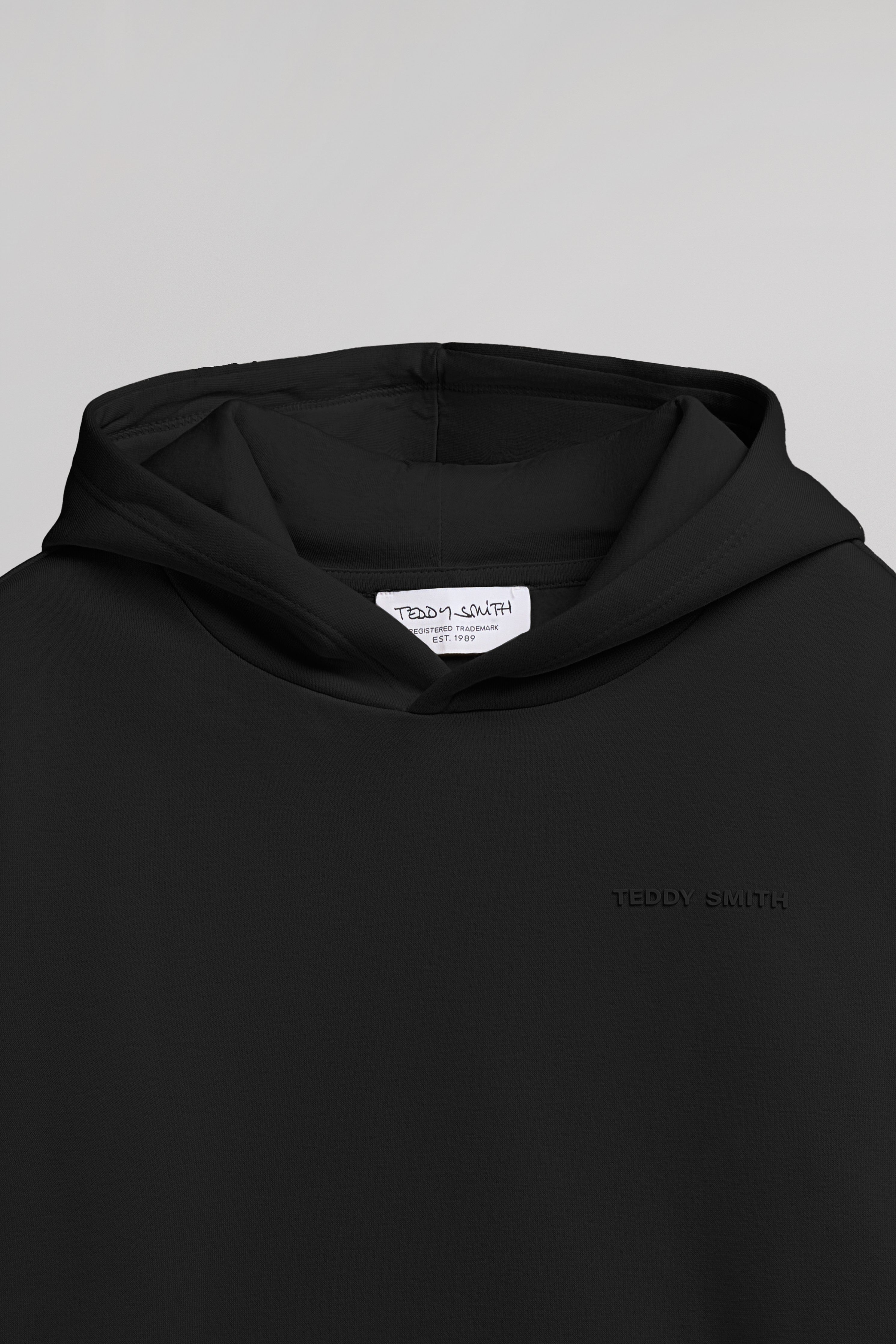 Teddy Smith S-Nark Hoody sweat capuche noir garçon