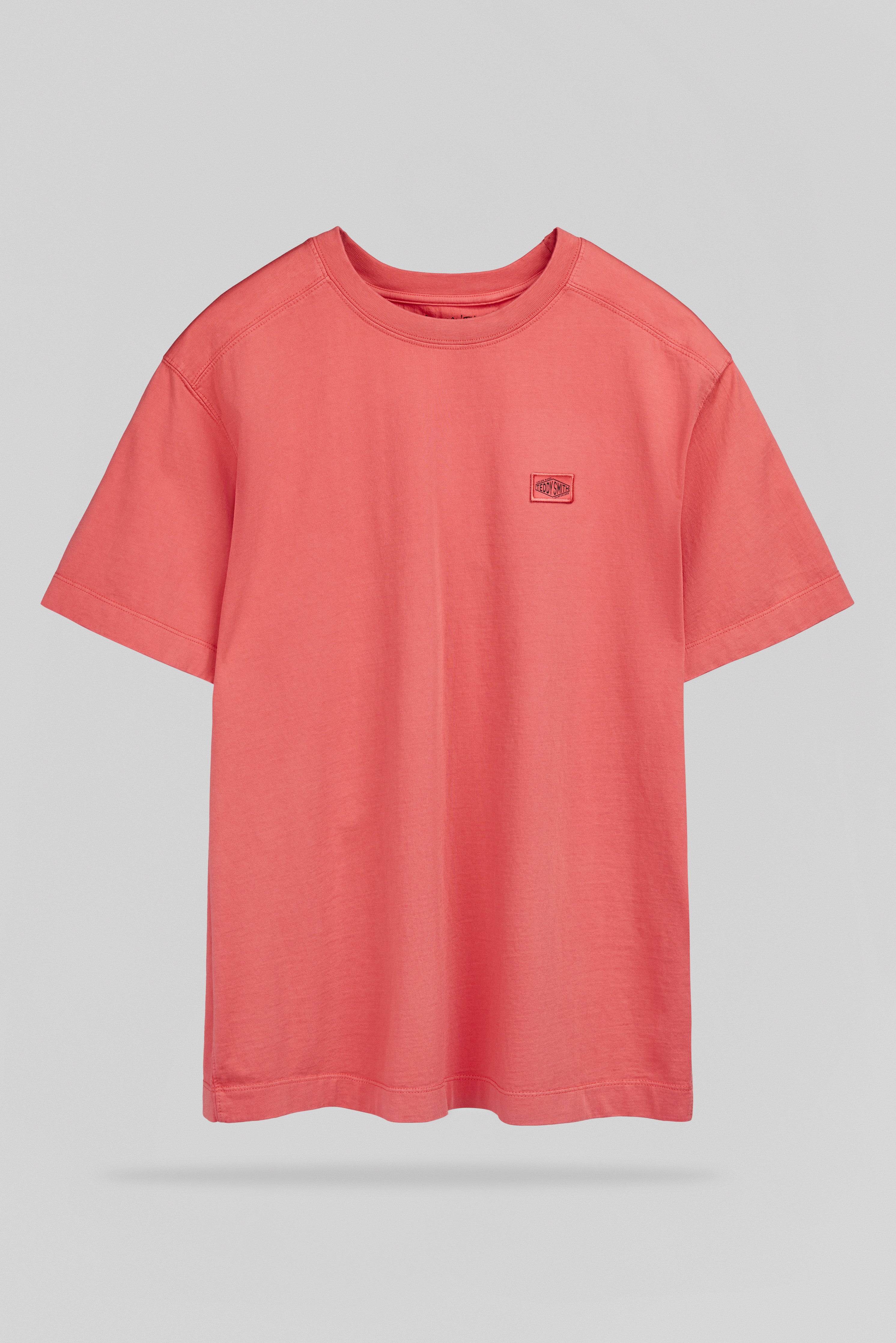 Teddy Smith T-Nateo MC t-shirt rouge coquelicot homme ample