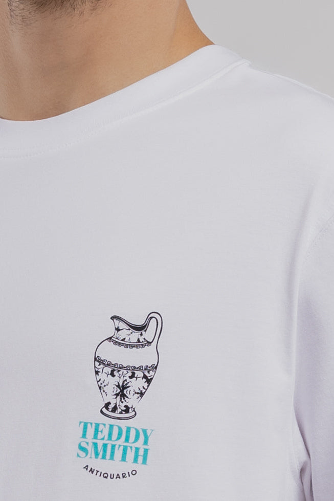 Teddy Smith T-Bis MC t-shirt homme blanc ample
