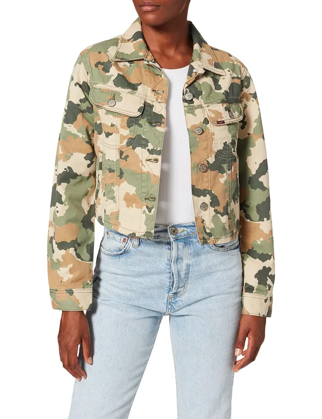 Lee Cropped Rider Veste Jean Femme Cropped
