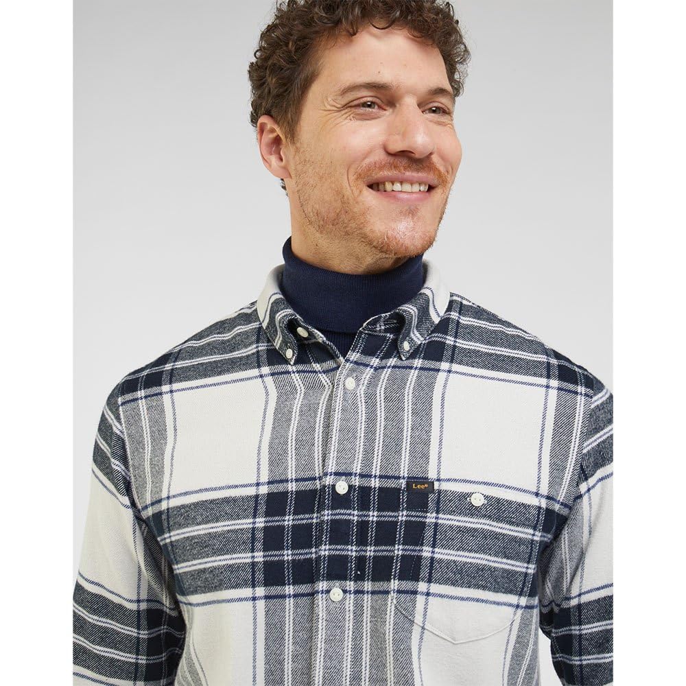 Lee Riveted Shirt t-shirt S noir coupe droite