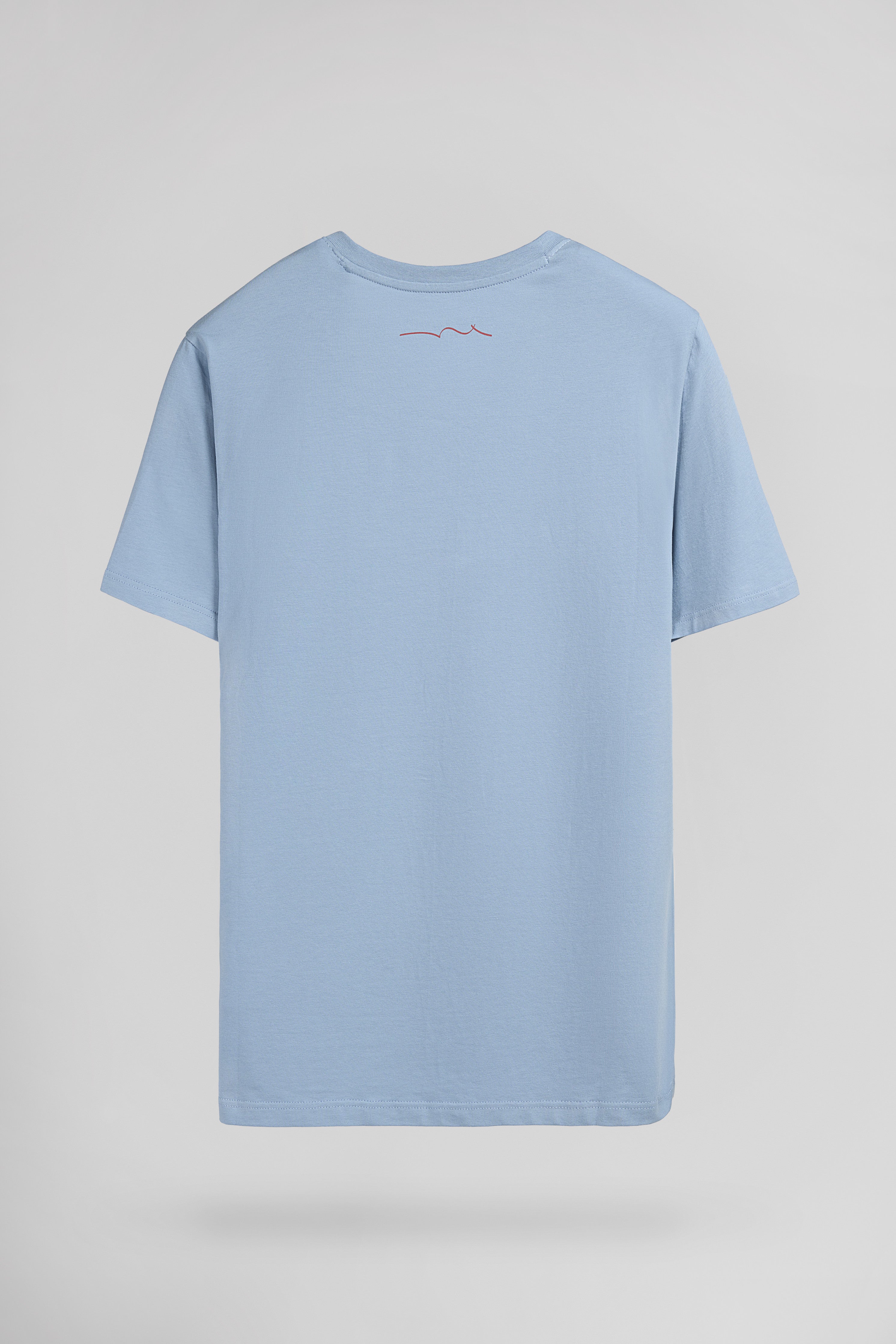 Teddy Smith Tawax 2 MC t-shirt col V homme bleu gris