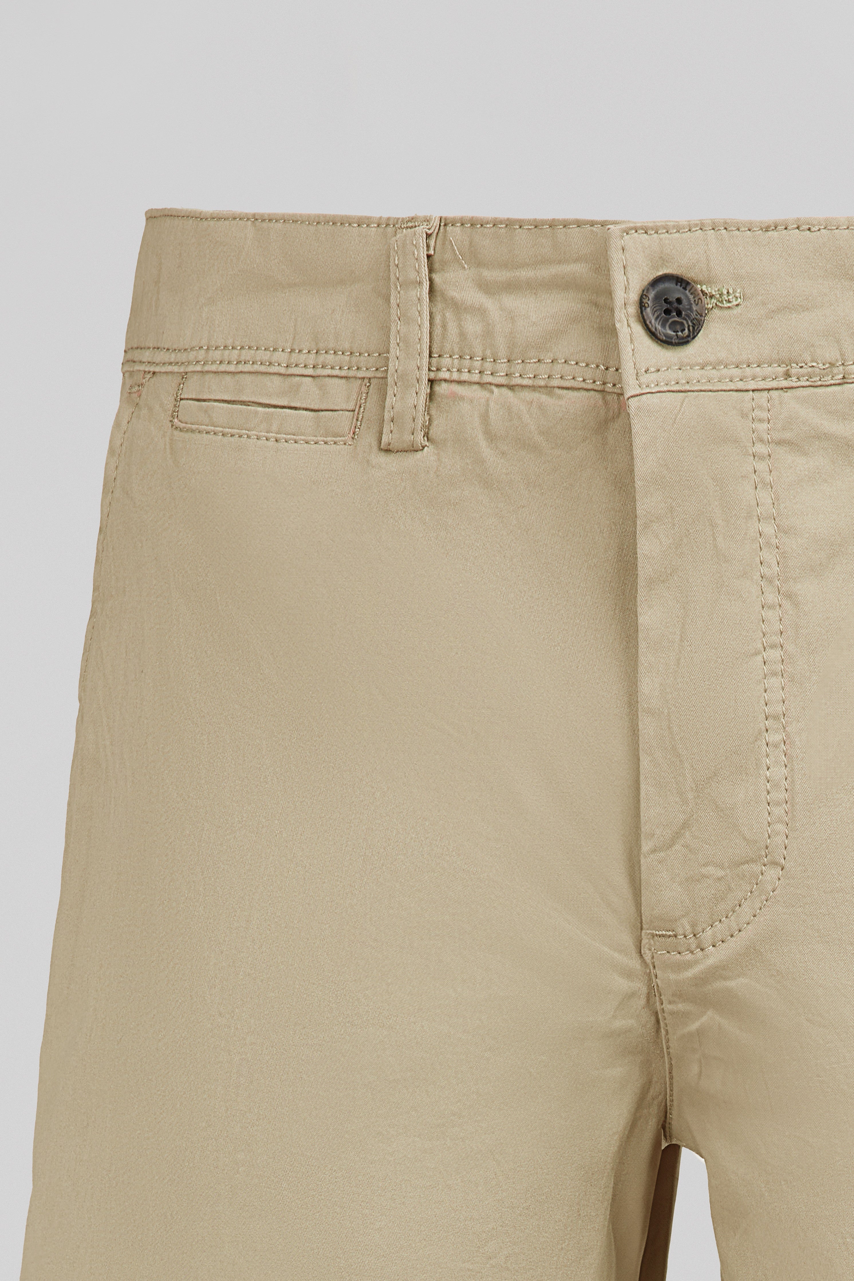 Teddy Smith Chino bermuda homme beige coton stretch