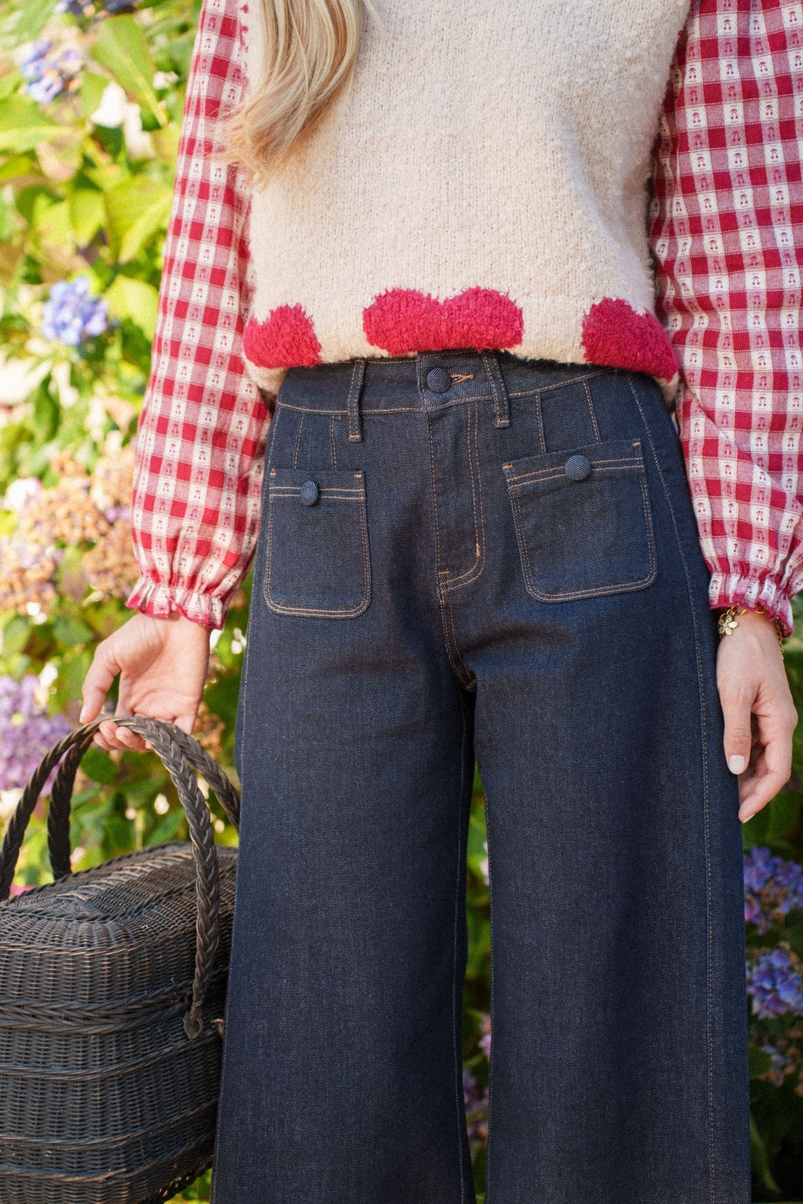 Maison Onado Axel jean wide leg brut workwear