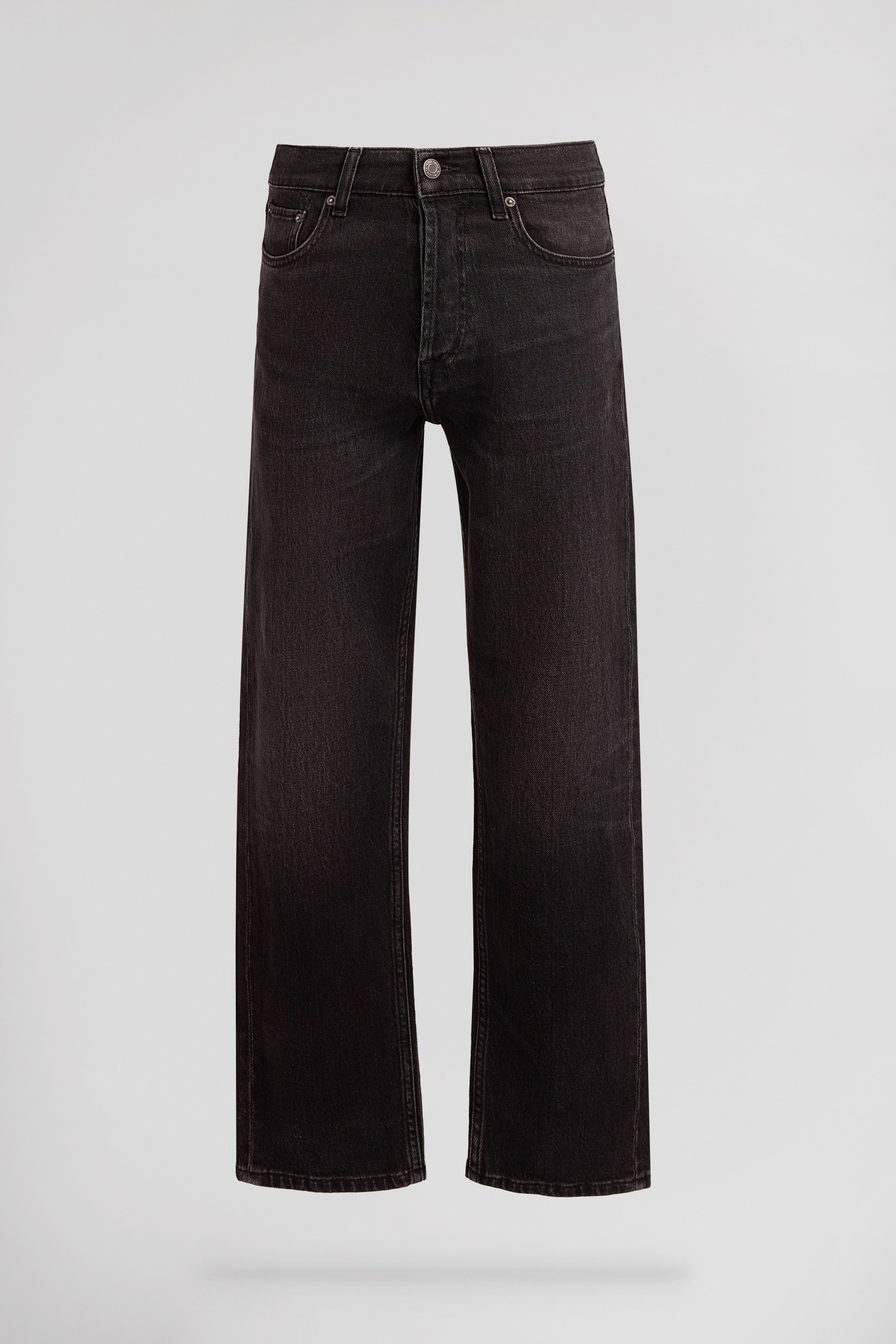 Teddy Smith P-Ginger Straight Jean droit black used taille haute