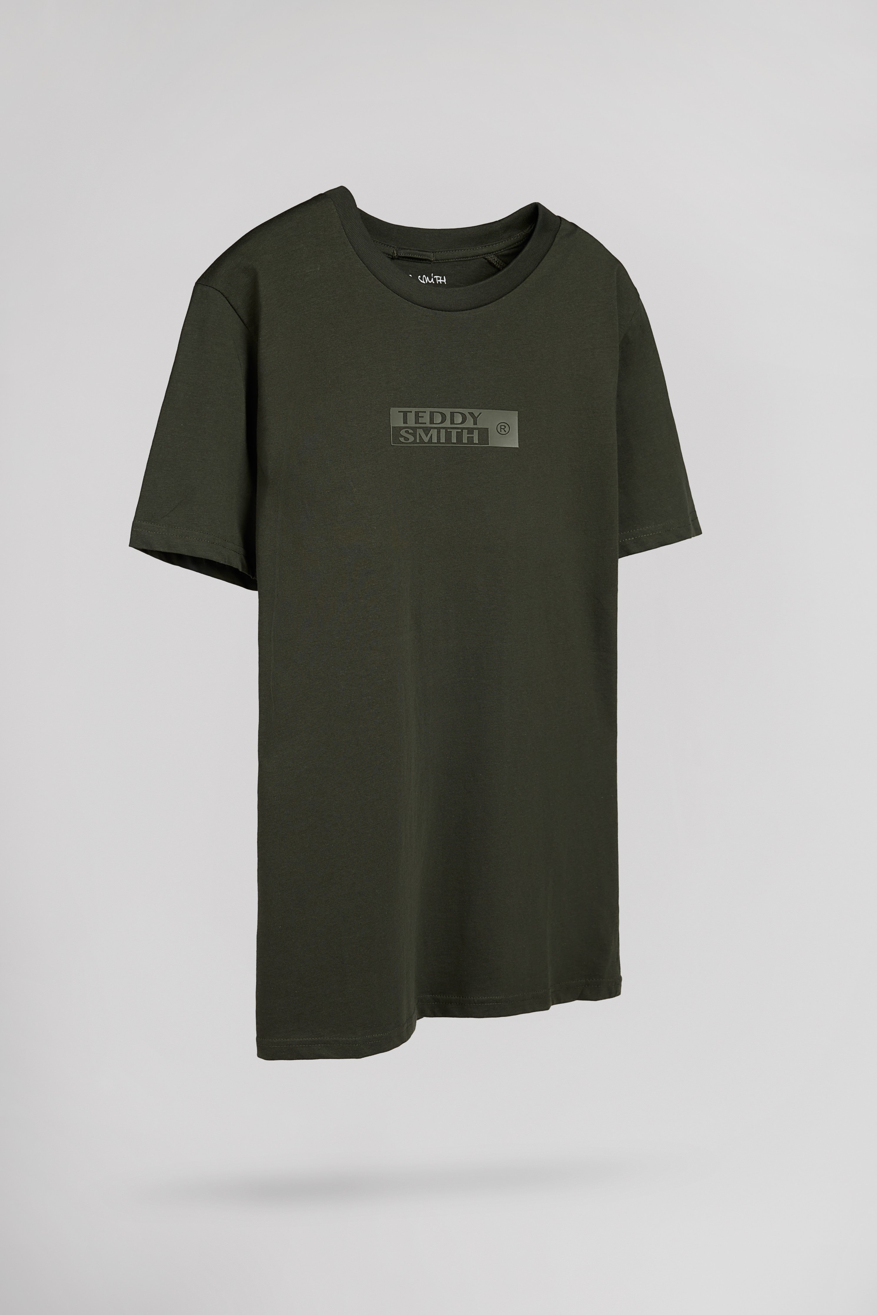Teddy Smith T-John Mc t-shirt kaki col rond coton