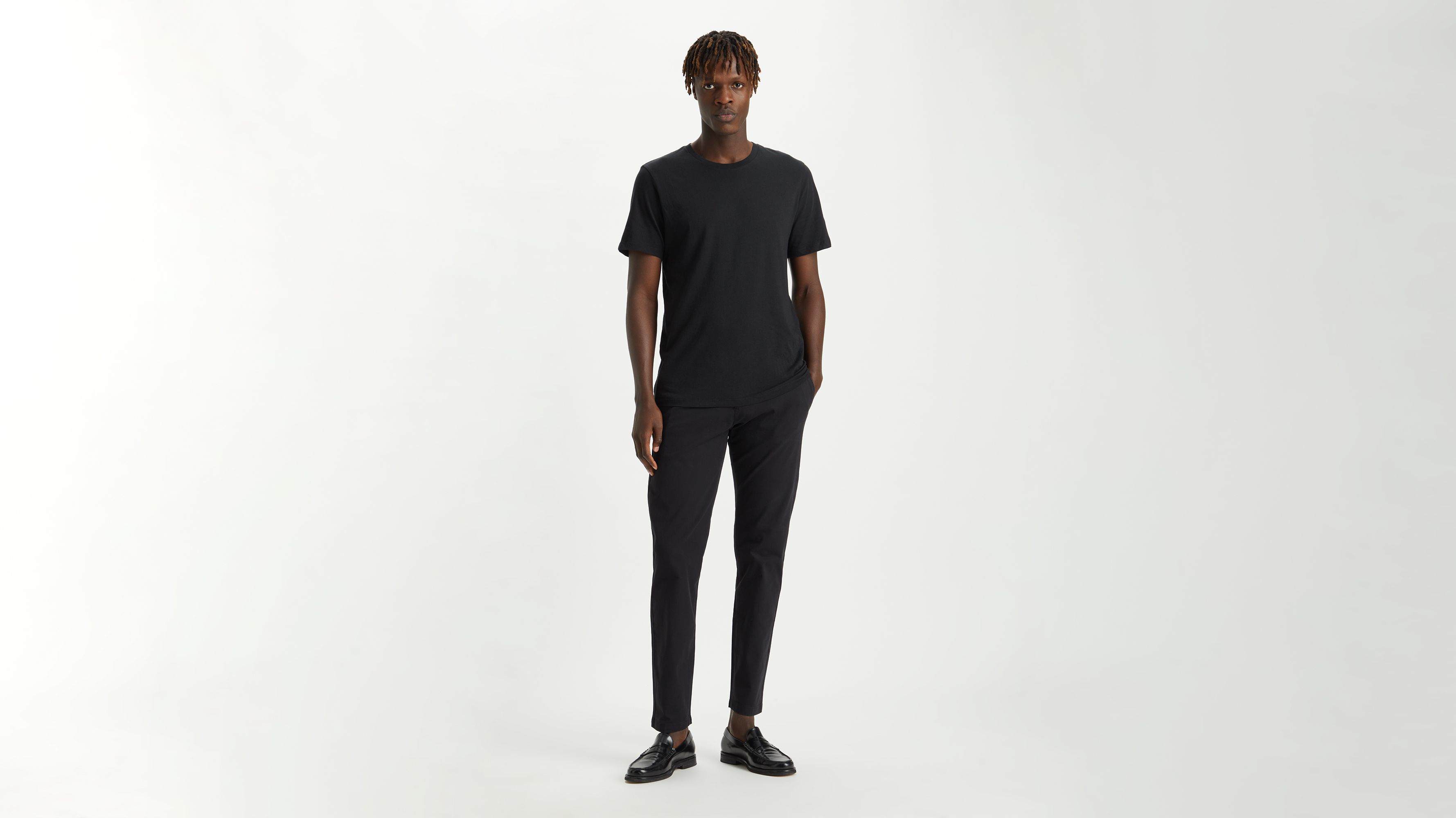 Dockers Crafted Khaki Slim Tapered chino noir stretch