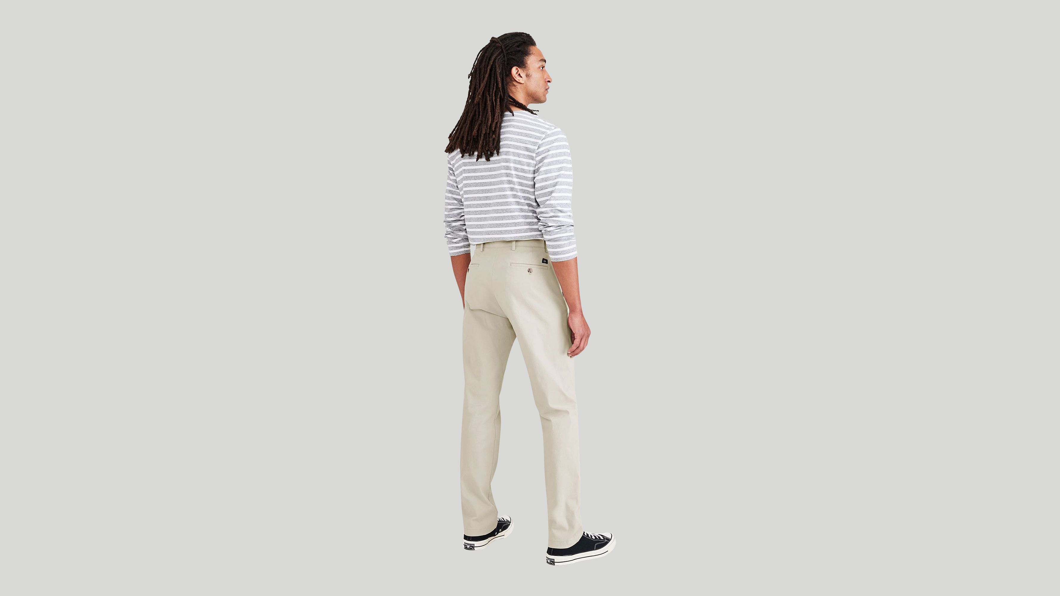 Dockers Crafted Khaki Slim Fit chino kaki sahara stretch