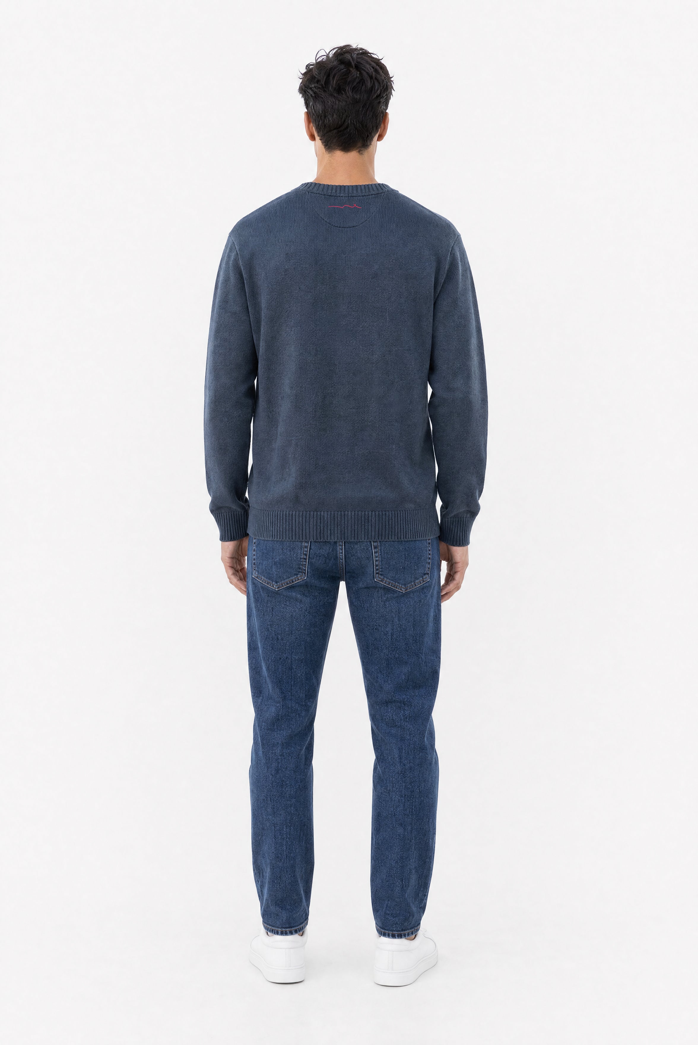 Teddy Smith P-Jimmy pull gris météore col rond