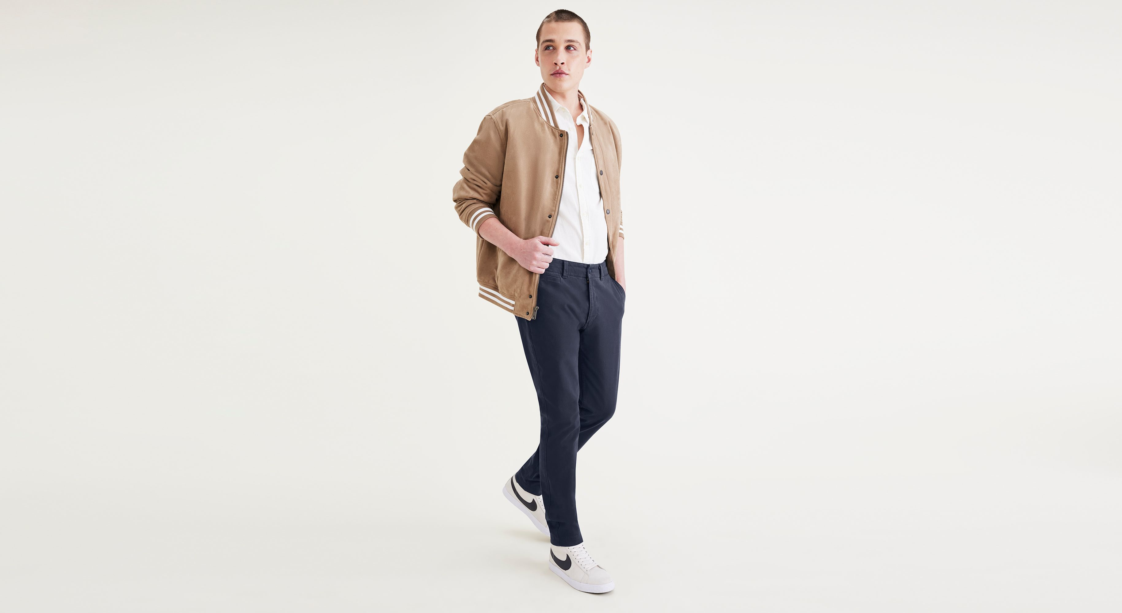 Dockers Alpha Skinny chino bleu marine stretch homme