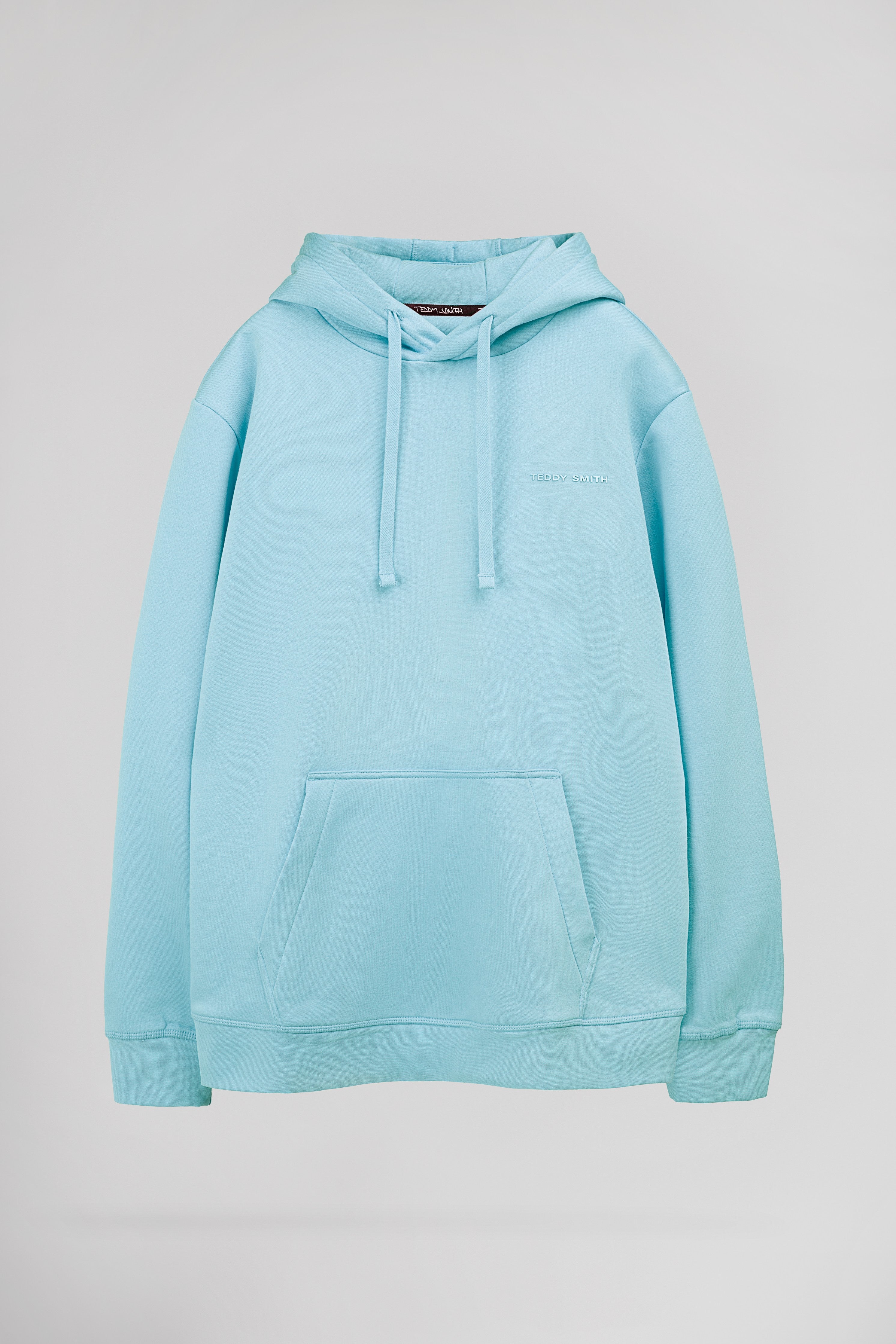Teddy Smith S-Nark Hoody sweat à capuche Bleu Lagon molleton