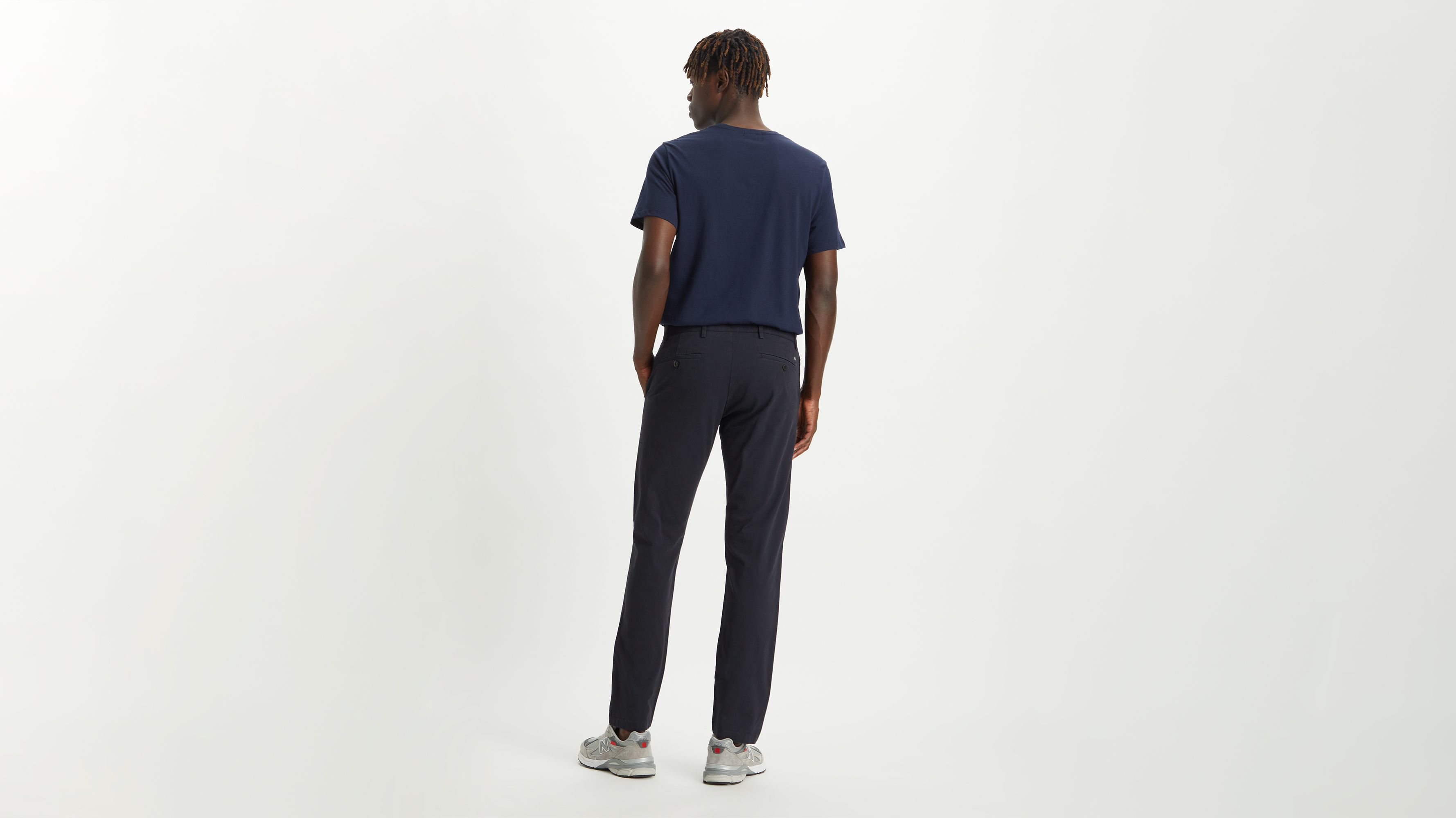 Dockers Crafted Khaki Slim chino bleu marine stretch