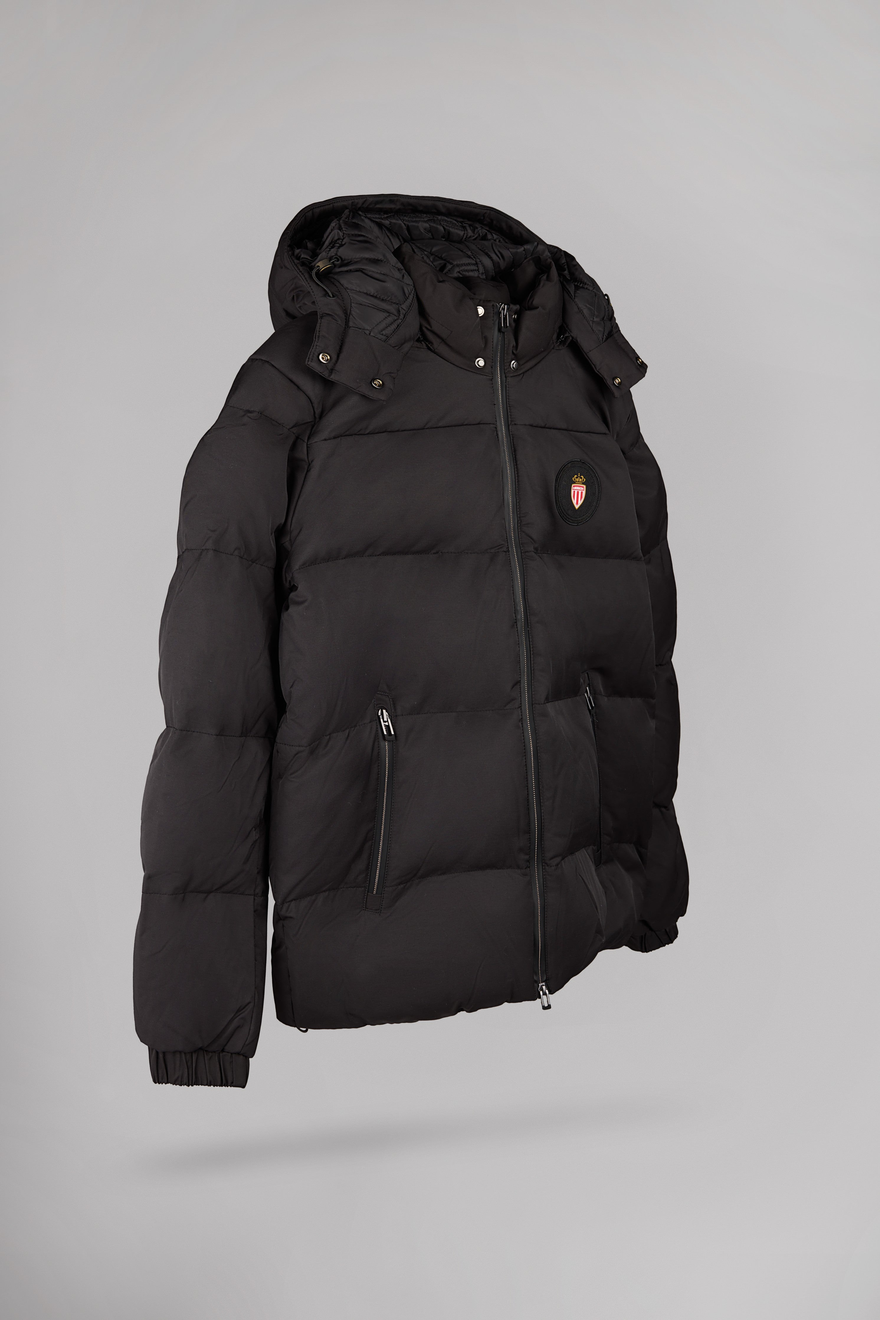 Teddy Smith B-Jonah Noir blouson matelassé capuche