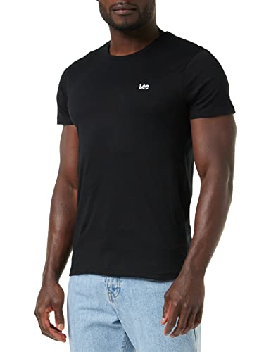 Lee Twin Pack Crew tee shirt noir blanc lot de 2