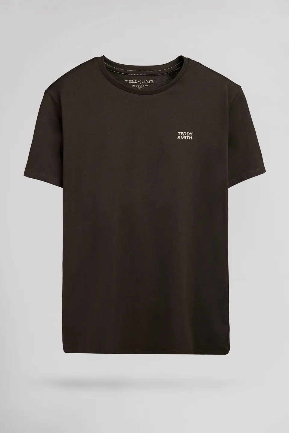 Teddy Smith THE TEE 1 MC t-shirt kaki foncé coupe classique