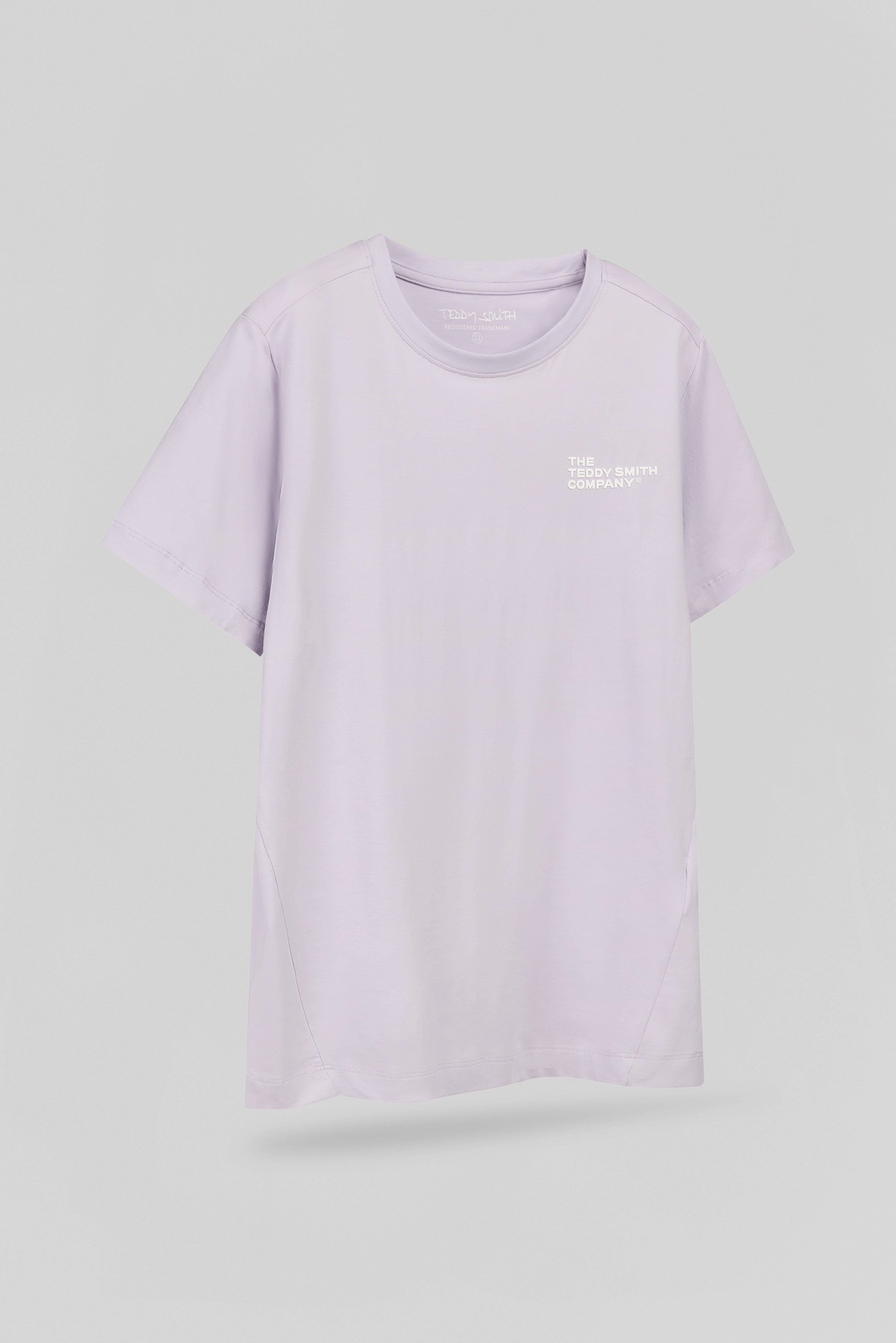 Teddy Smith T-Company MC Jr t-shirt garçon lavande ajusté