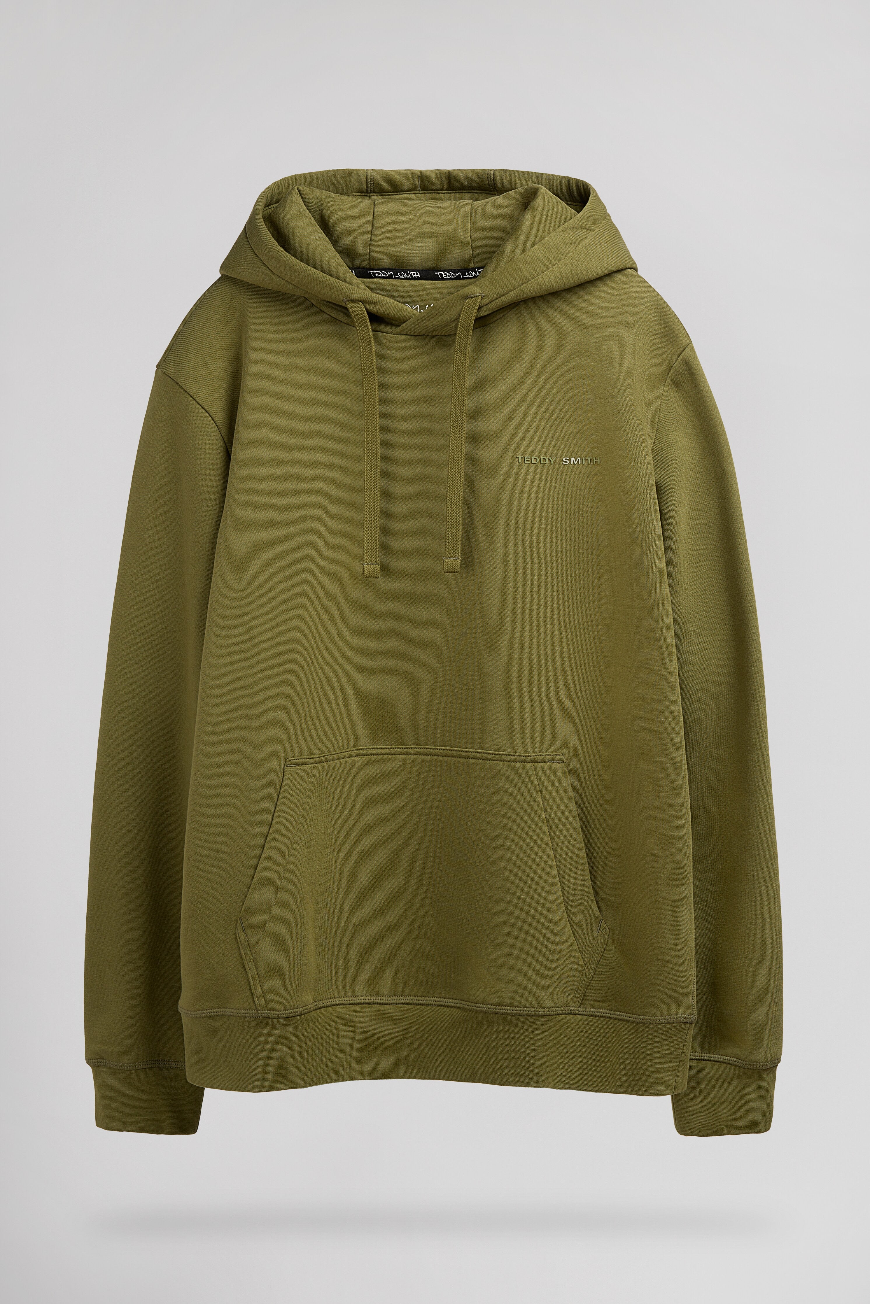 Teddy Smith S-Nark Hoody sweat capuche olive molleton