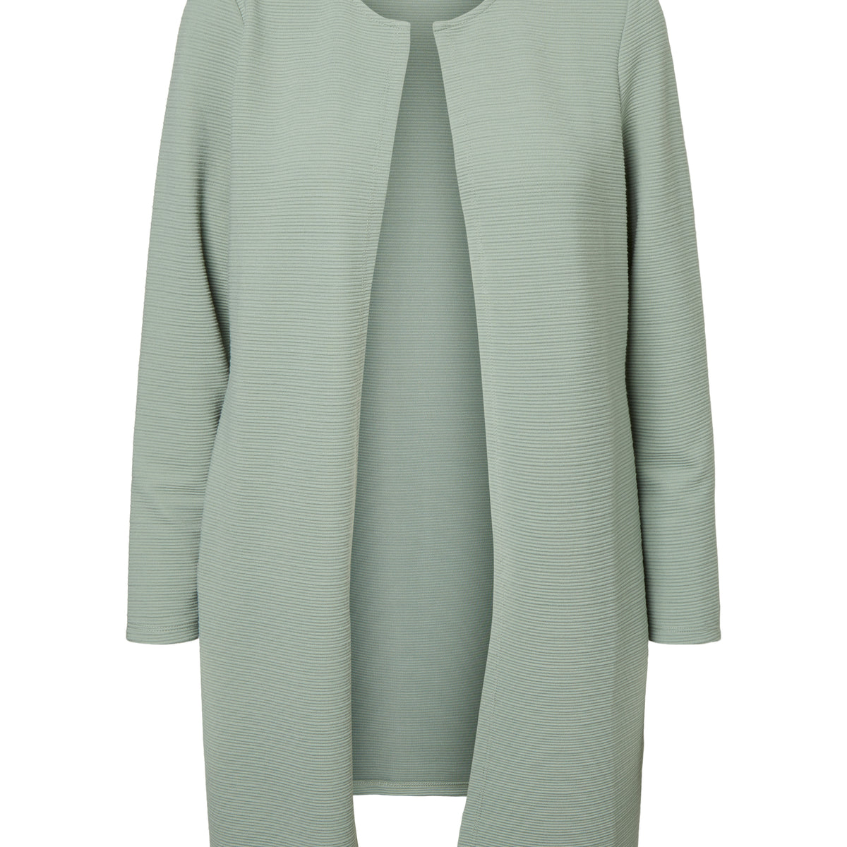 Noisy May gilet long col rond maille stretch