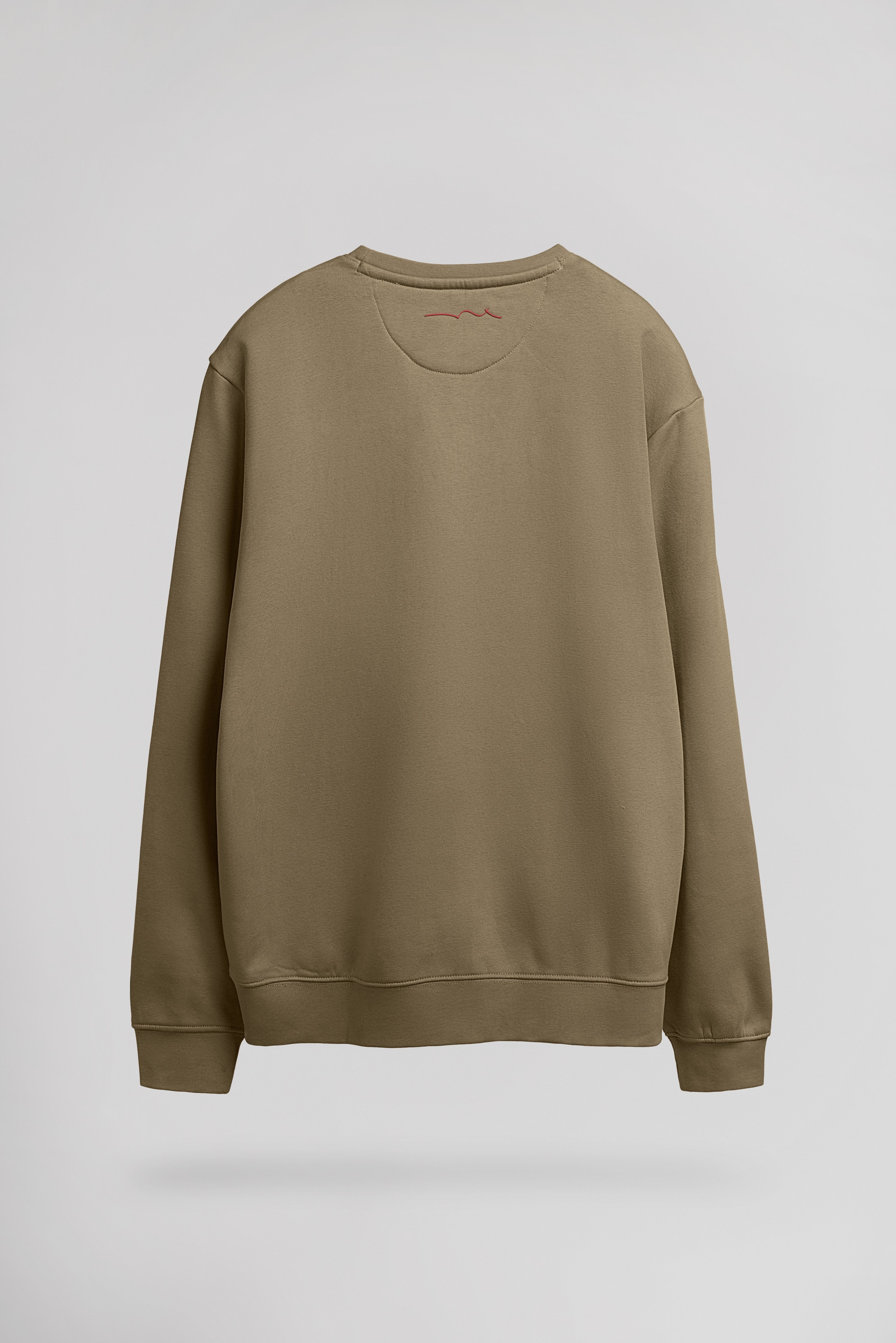 Teddy Smith S-Nark RC sweat Dusty Kaki col rond