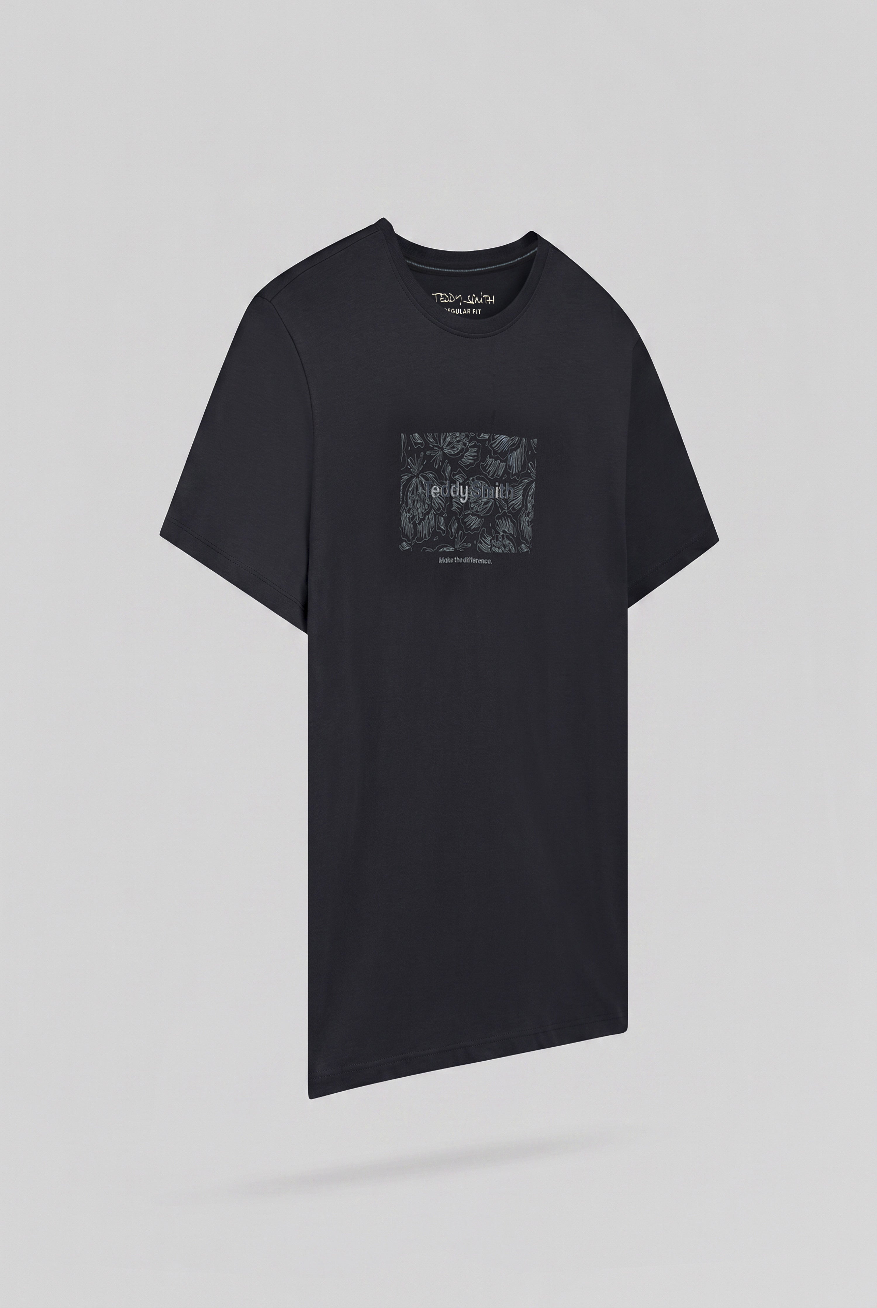 Teddy Smith T-Ares MC Dark Navy t-shirt homme coton