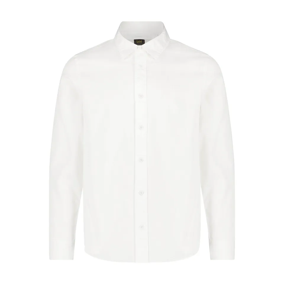 Lee Patch Shirt chemise homme blanche coton M
