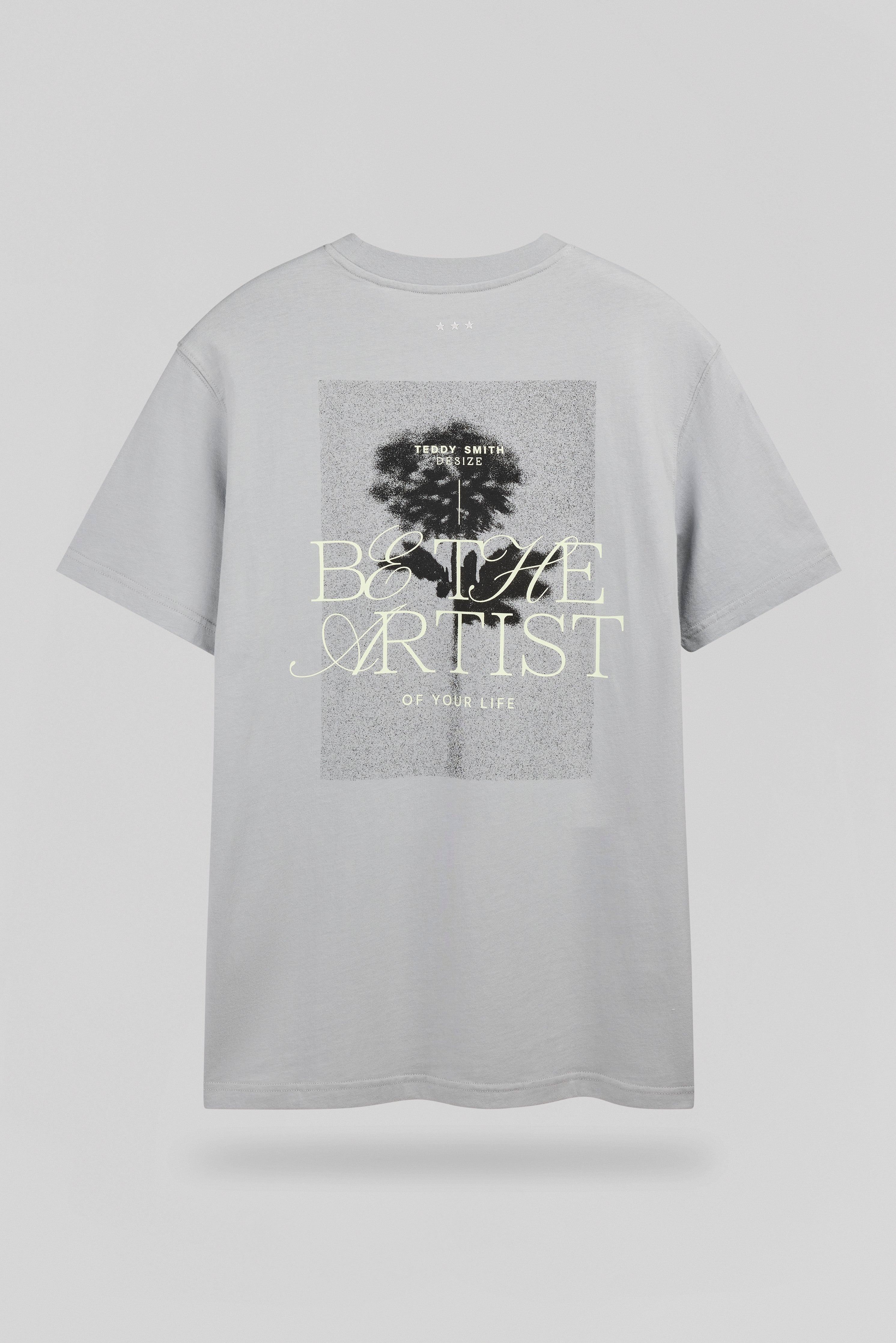 Teddy Smith T-Artist MC t-shirt homme bleu fumé ample