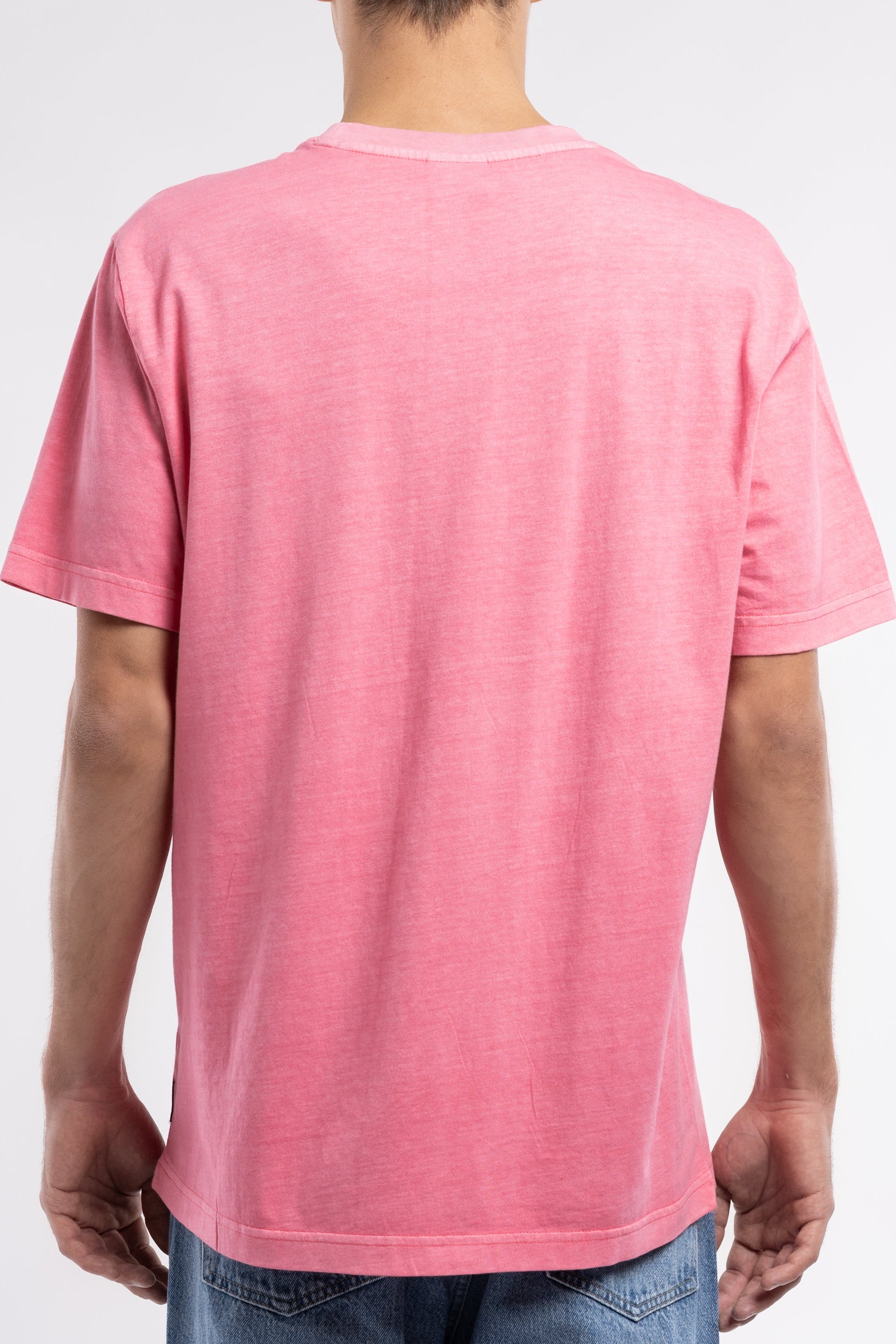 Teddy Smith T-Squad MC t-shirt homme rose vif délavé