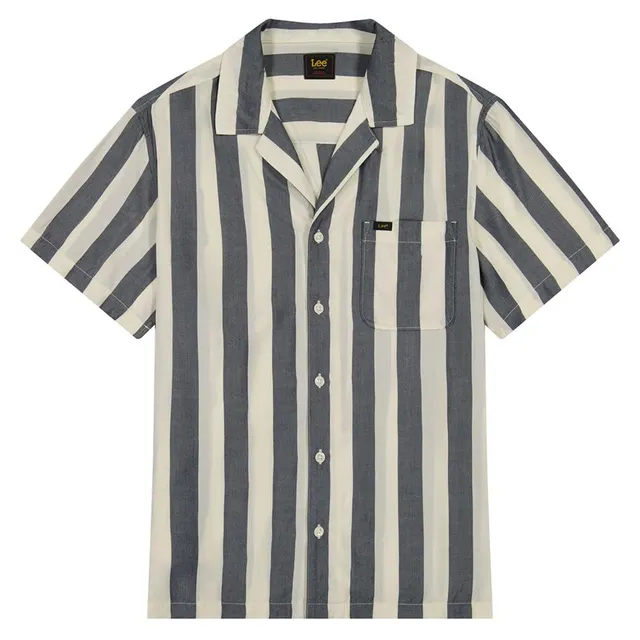 Lee Resort Shirt chemise homme écru viscose décontractée