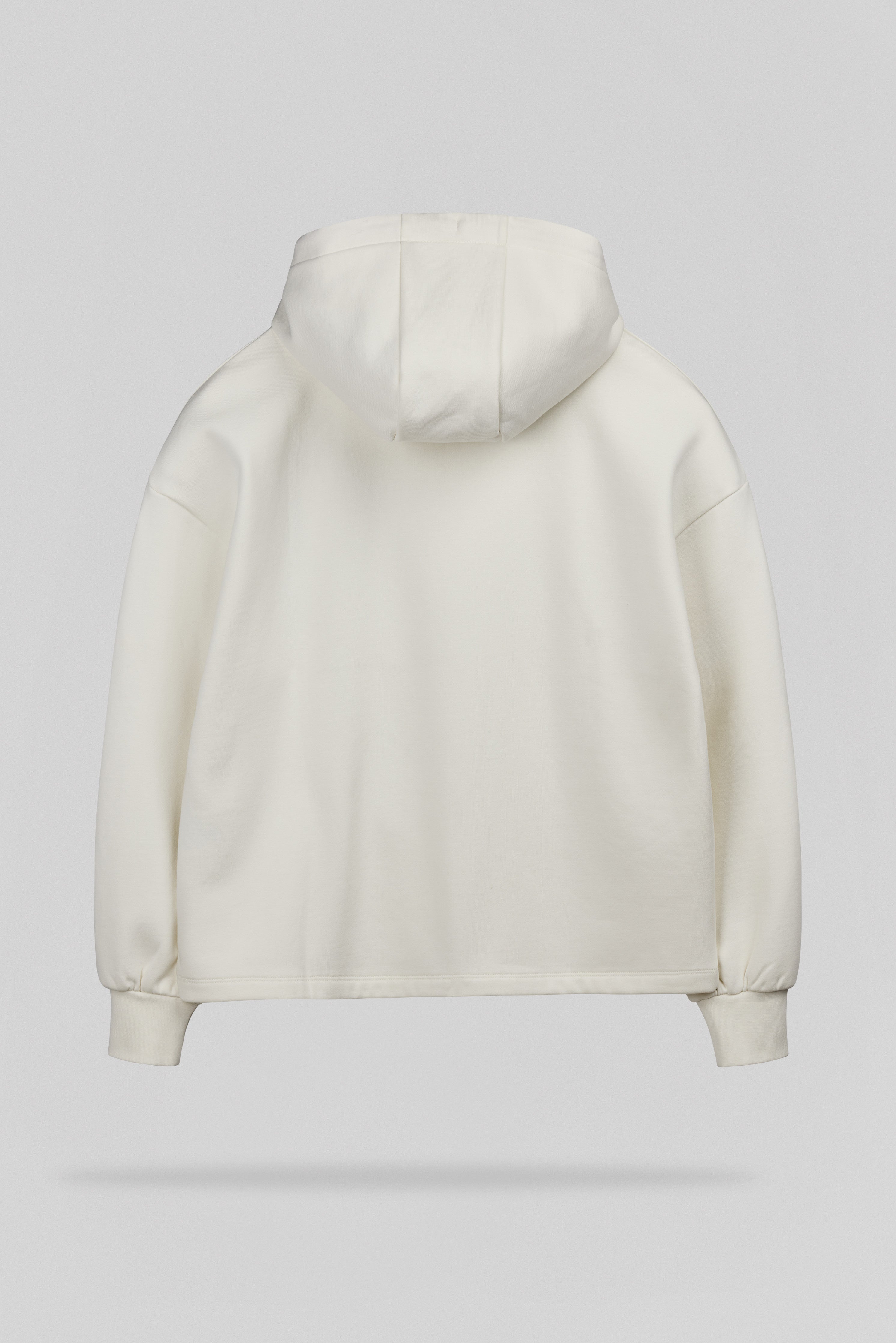 Teddy Smith S-Juliette Hood sweat blanc broderie voyage