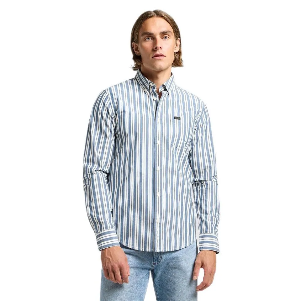 Lee Button Down chemise homme Orion Stripe coton