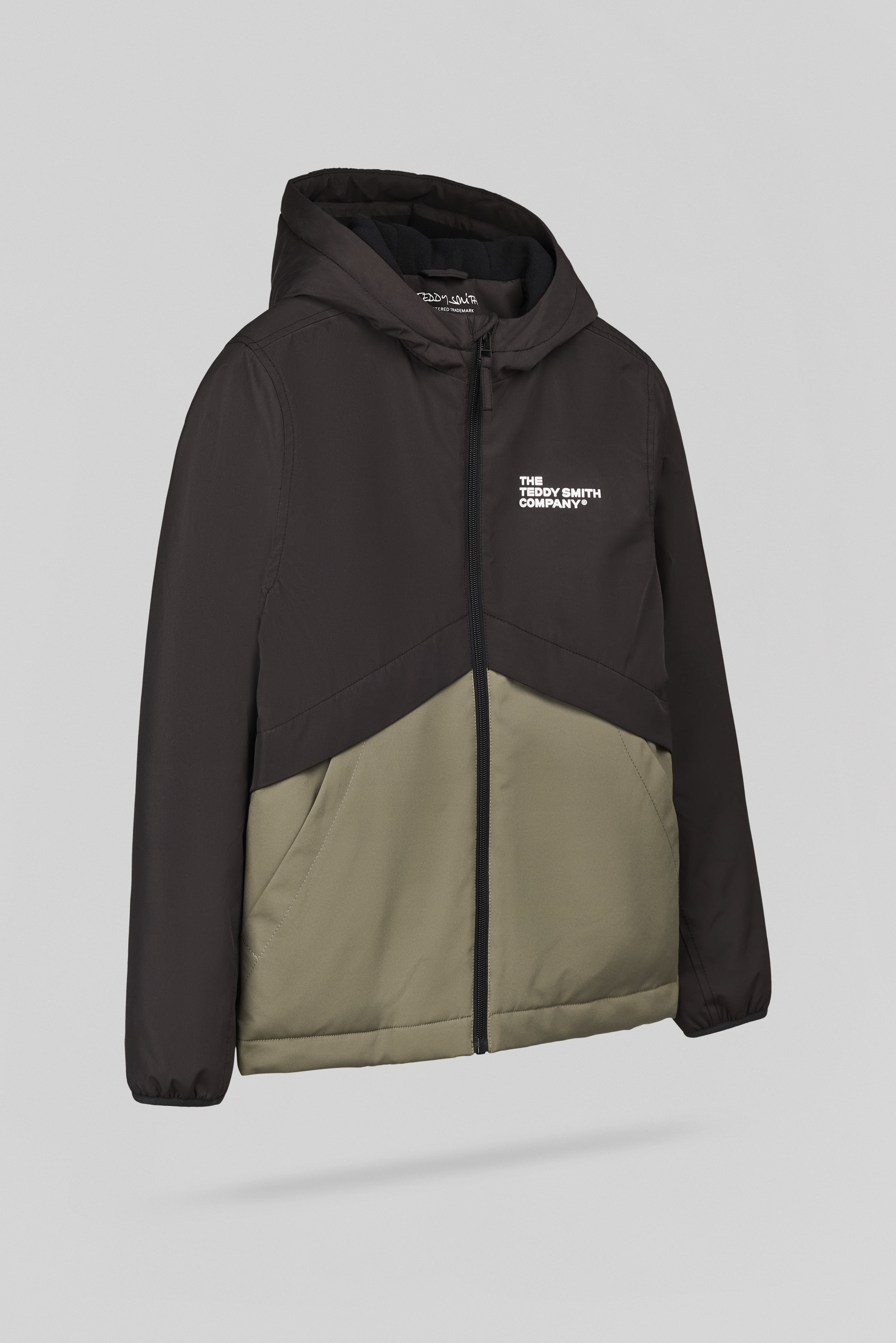 Teddy Smith B-Hanso JR blouson garçon kaki bicolore