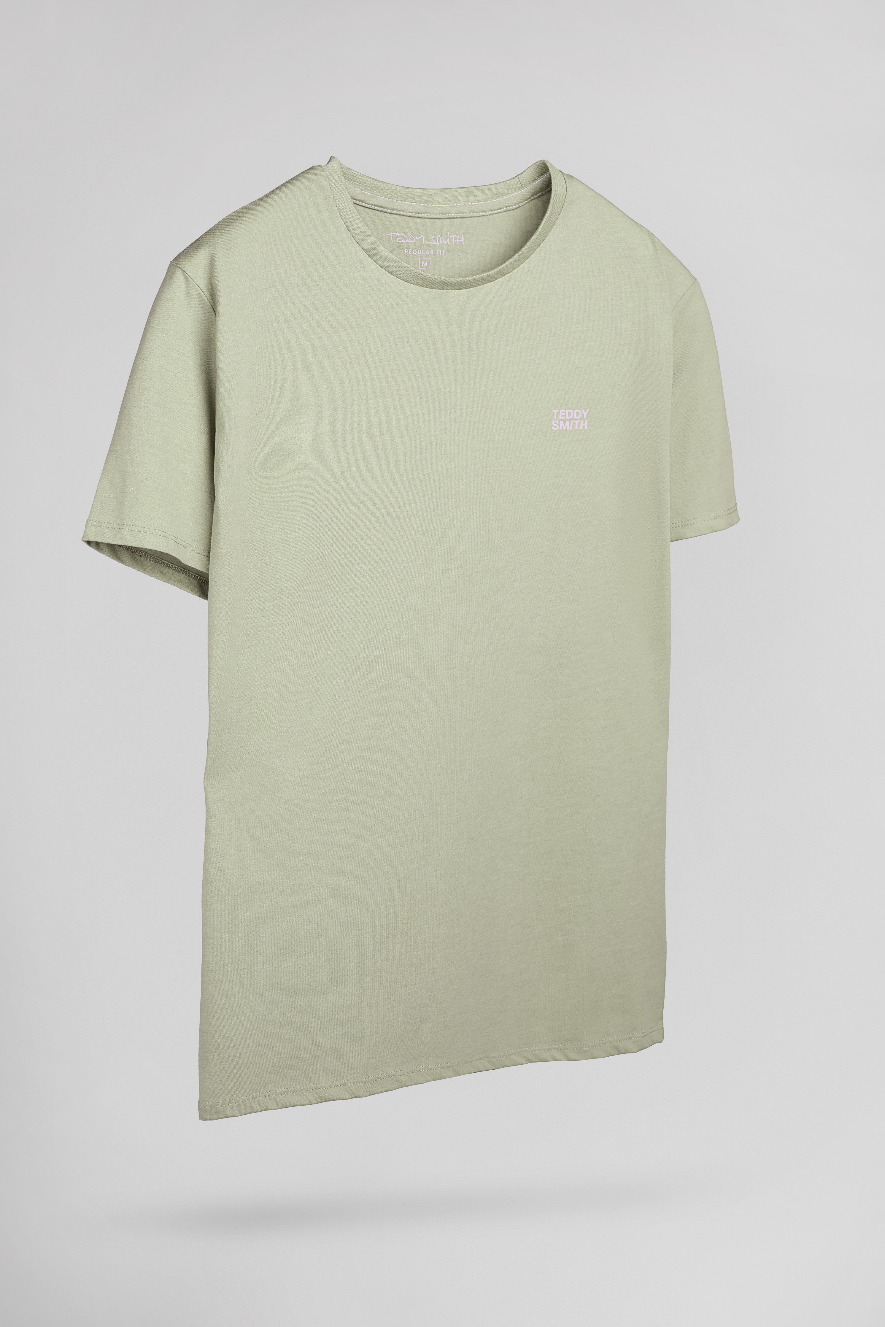 Teddy Smith The Tee 1 t-shirt coton vert sauge homme