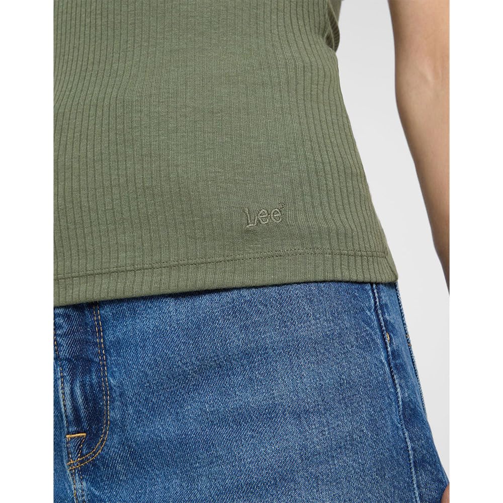 Lee Square Tank débardeur femme Olive Grove coupe slim