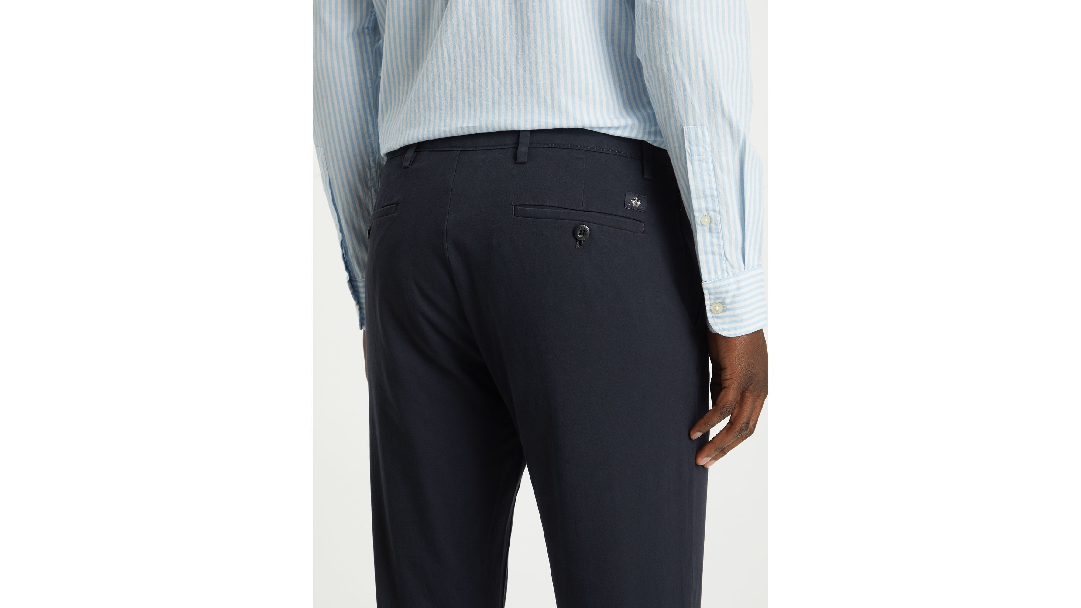 Dockers Crafted Khaki Slim Fit chino homme bleu navy