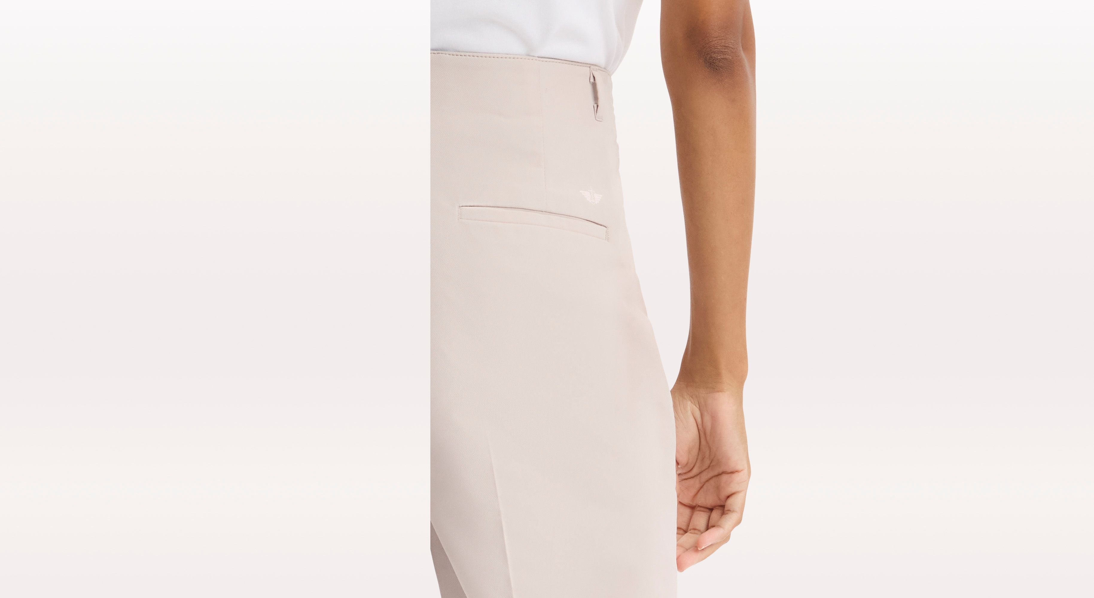 Dockers Go AceFlex pantalon femme rose taille haute