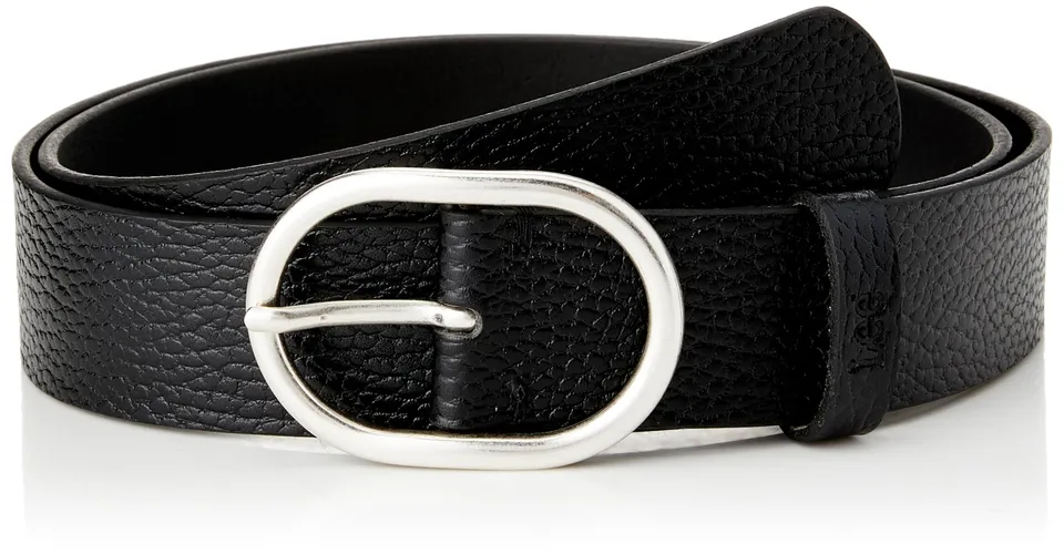 Lee Wide Leather Belt ceinture 95 noir cuir
