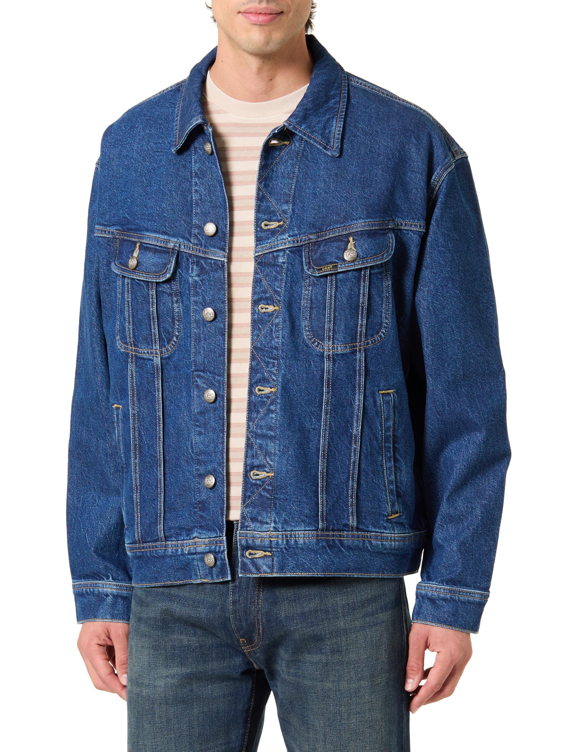 Lee Relaxed Rider veste homme Sandstorm délavé