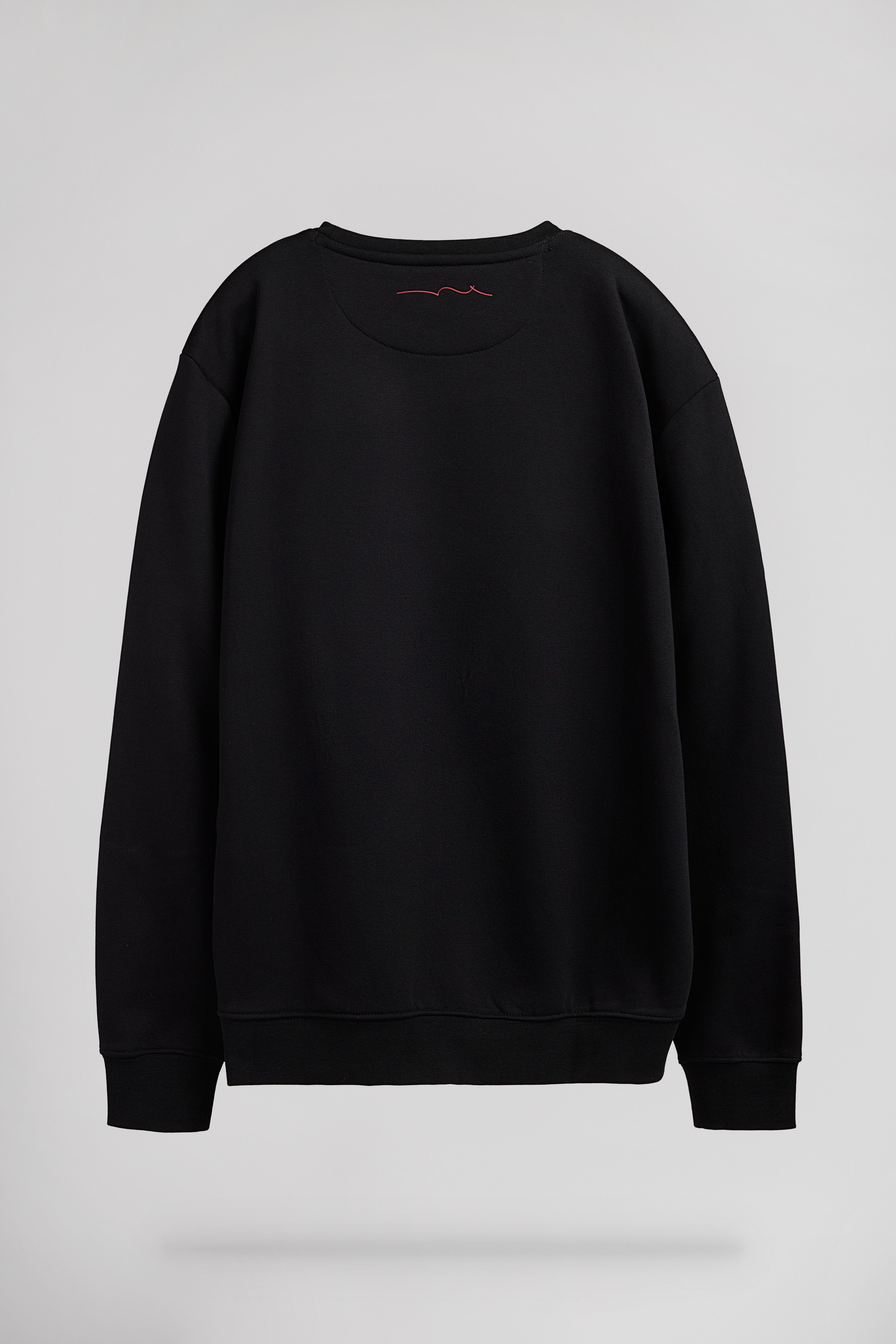 Teddy Smith S-Nark RC sweat col rond noir coton