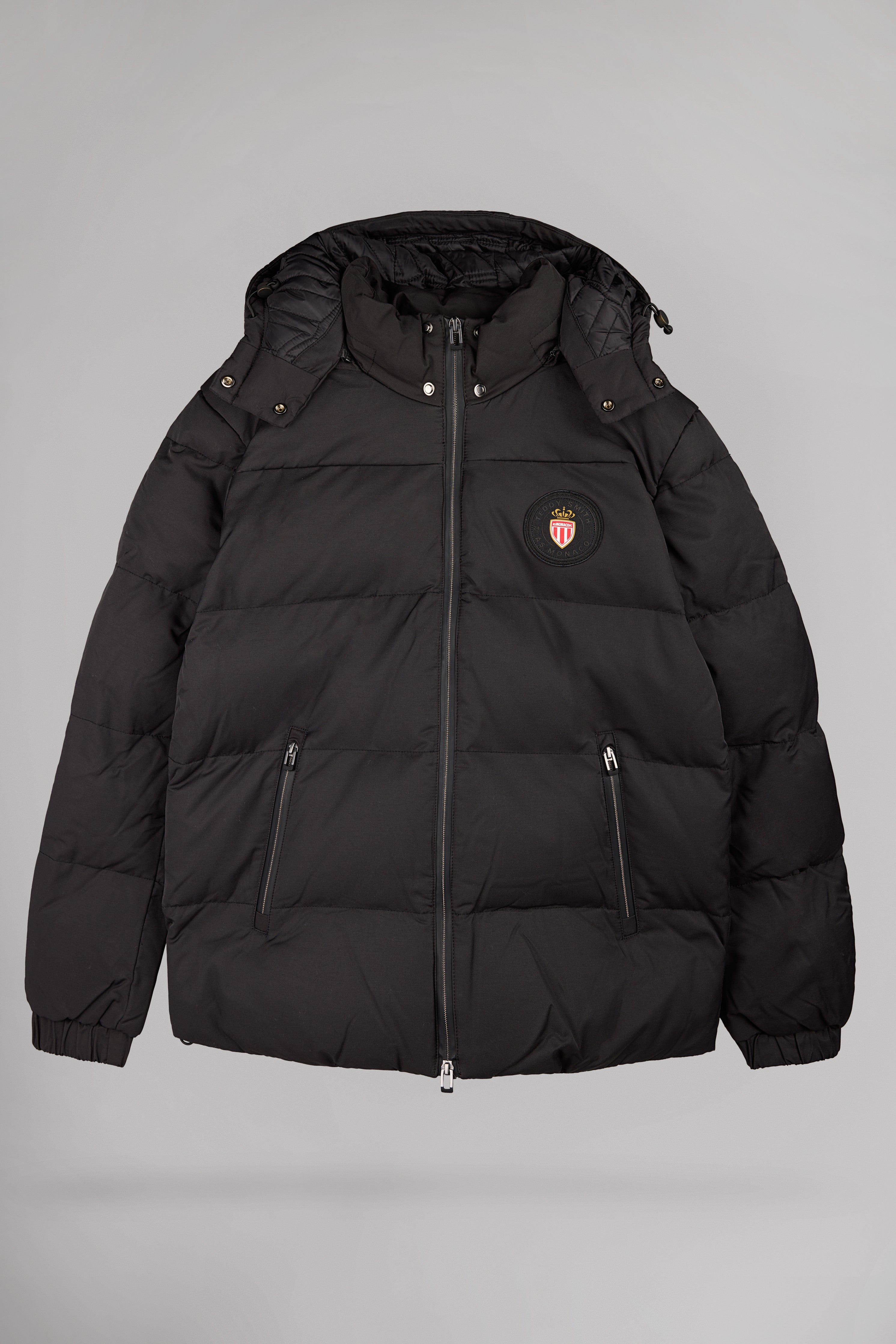 Teddy Smith B-Jonah Noir blouson matelassé capuche