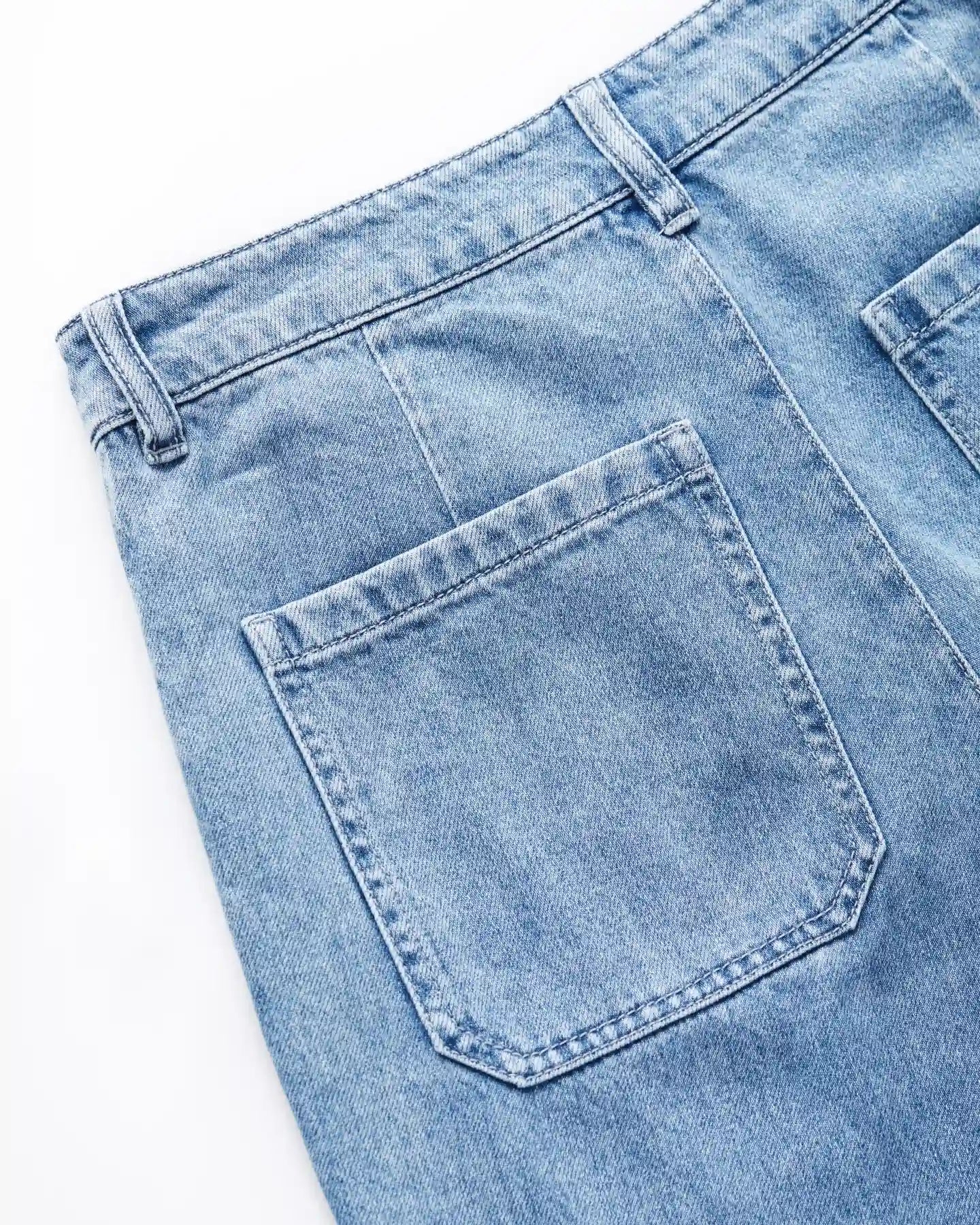Labdip Swann Denim Past Blue jean large taille haute