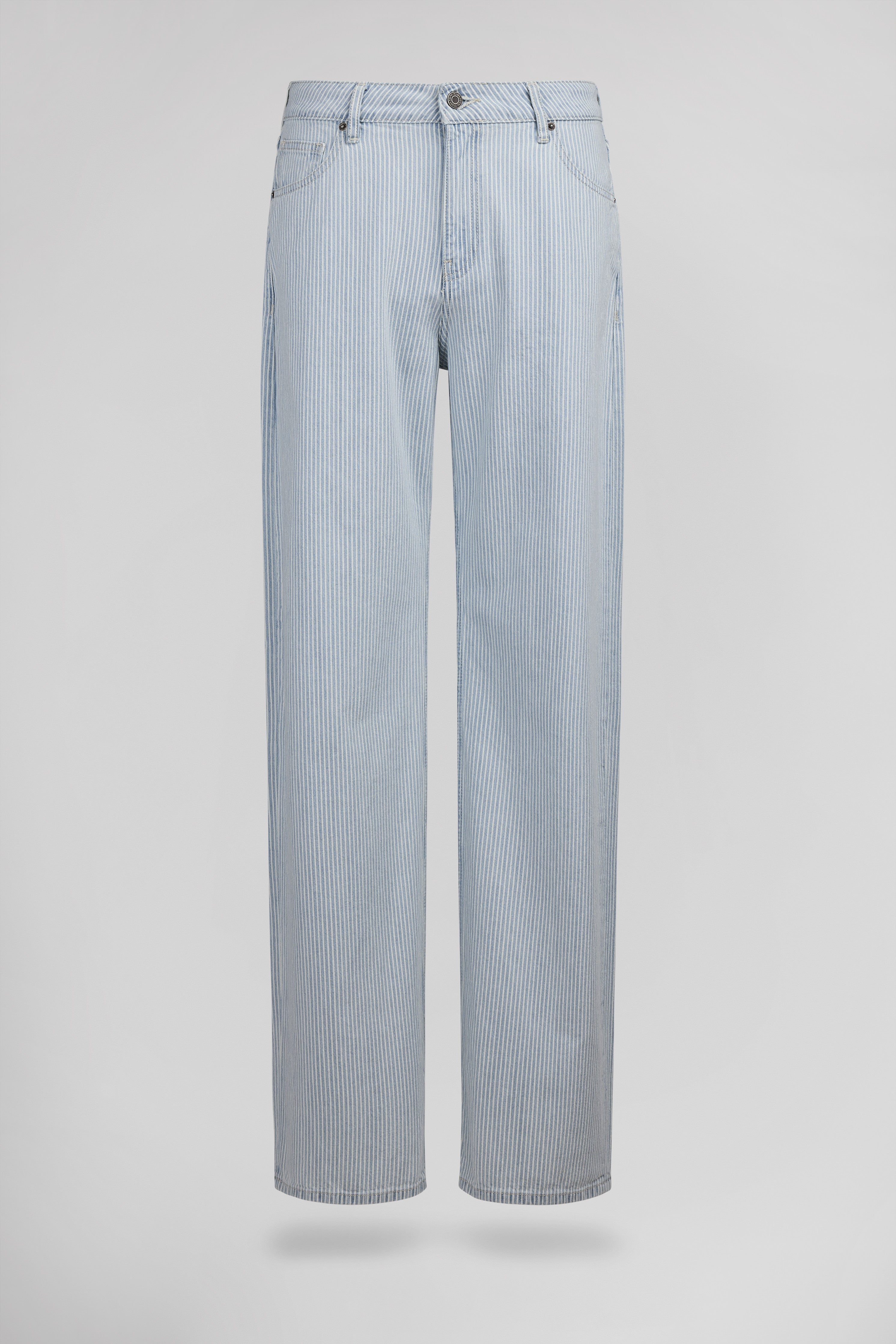 Teddy Smith Tomboy Stripes jean droit taille basse bleach