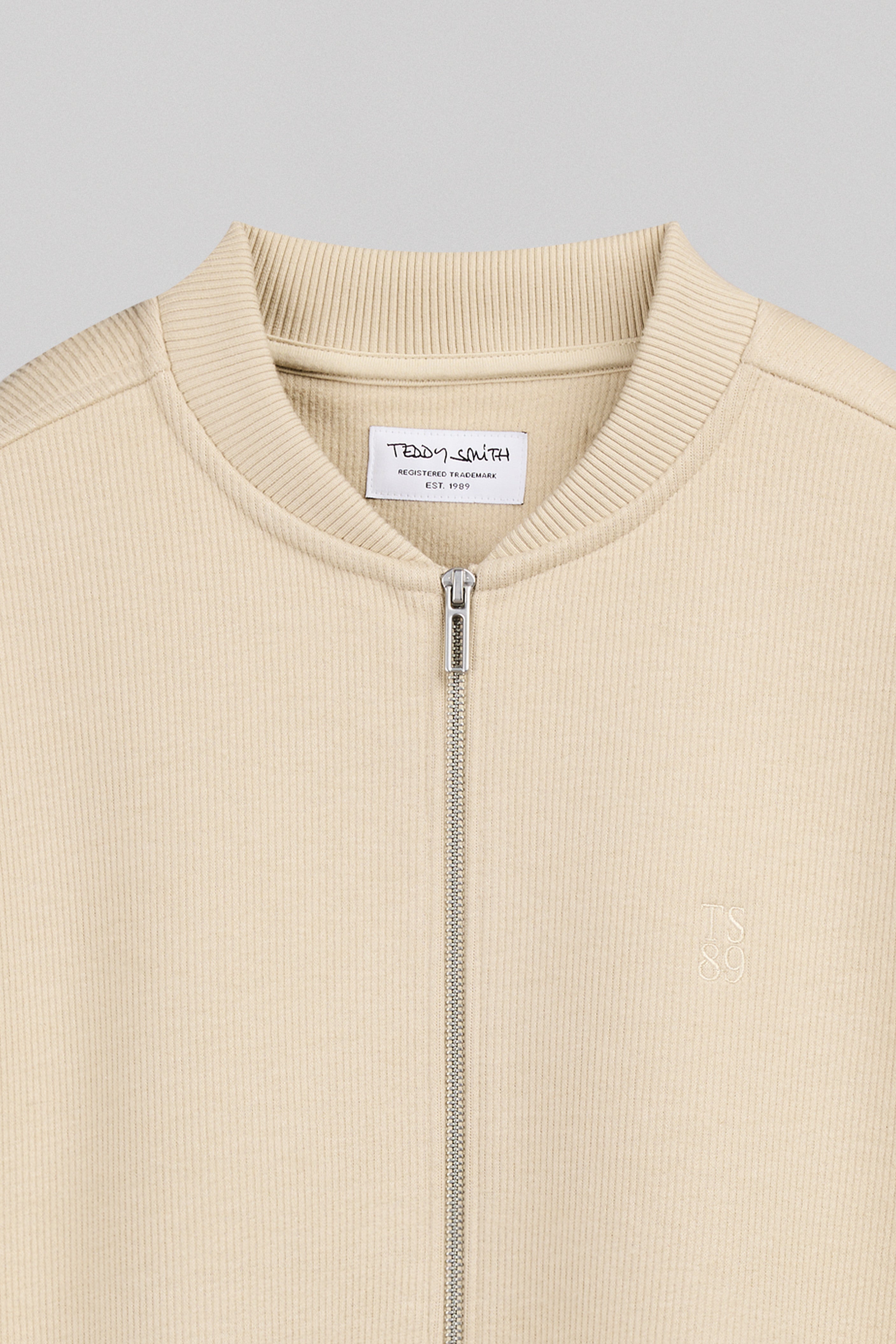 Teddy Smith G-Laurio gilet zippé beige homme