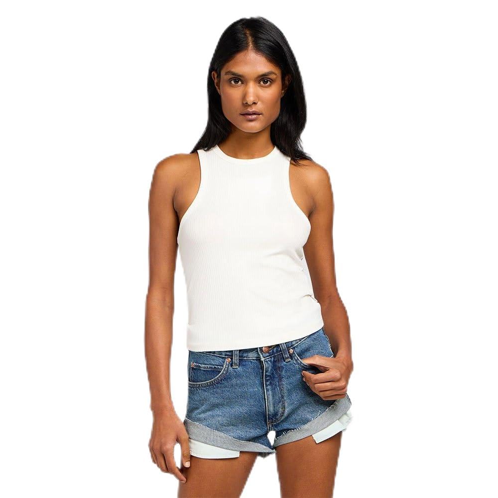 Lee Ribbed Tank débardeur femme noir XL
