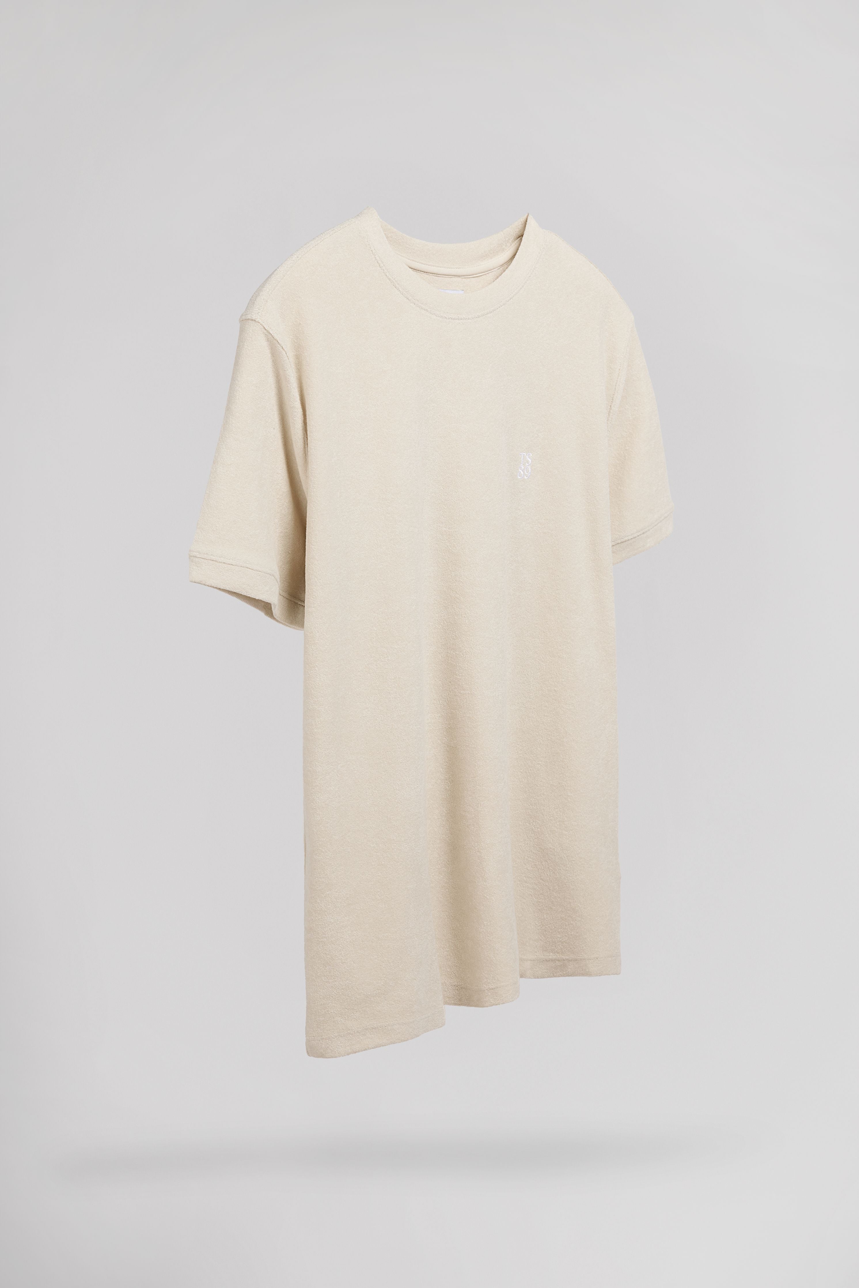 Teddy Smith T-Bobbles MC Cream t-shirt éponge ample homme