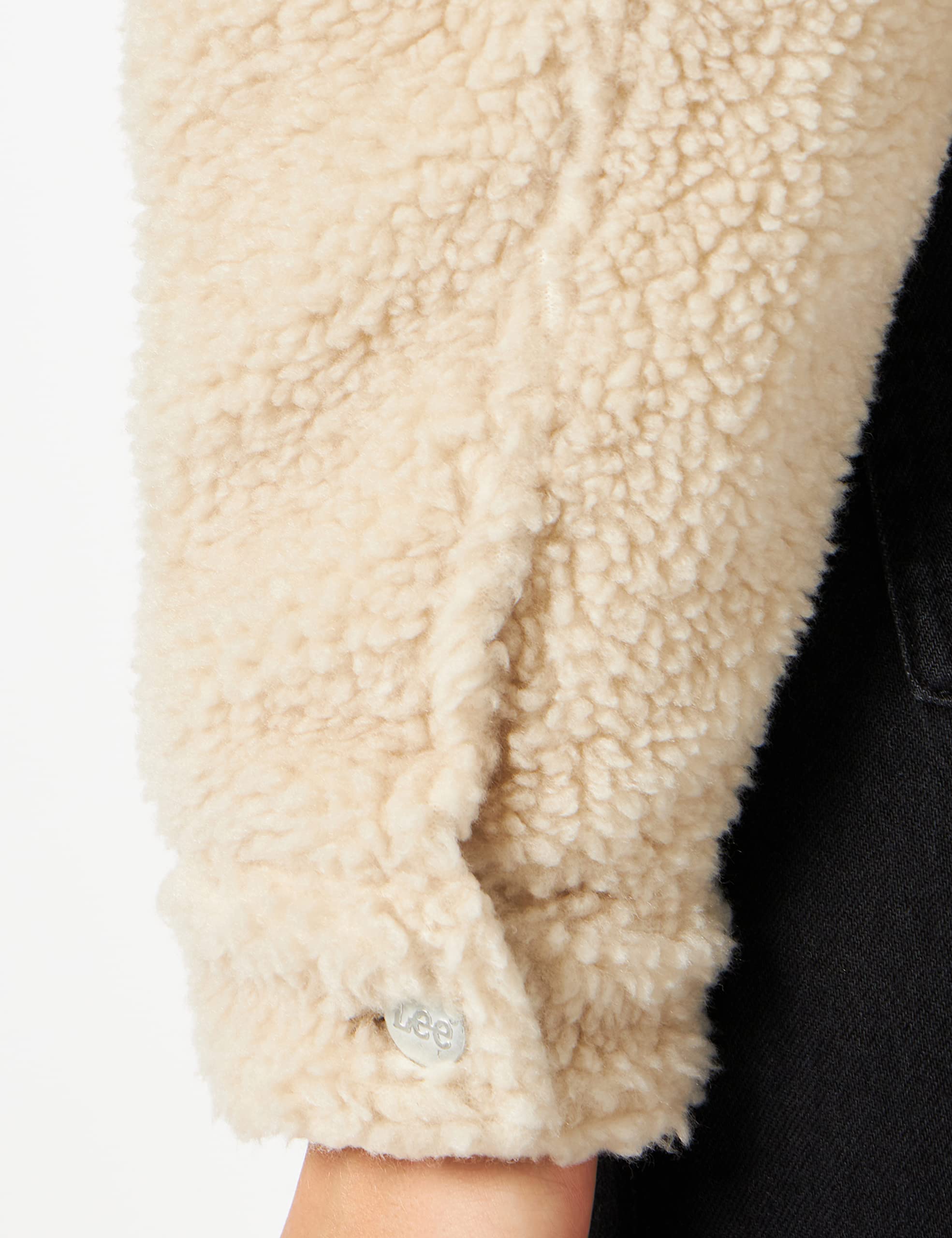 Lee Sherpa veste femme écru XXL cropped