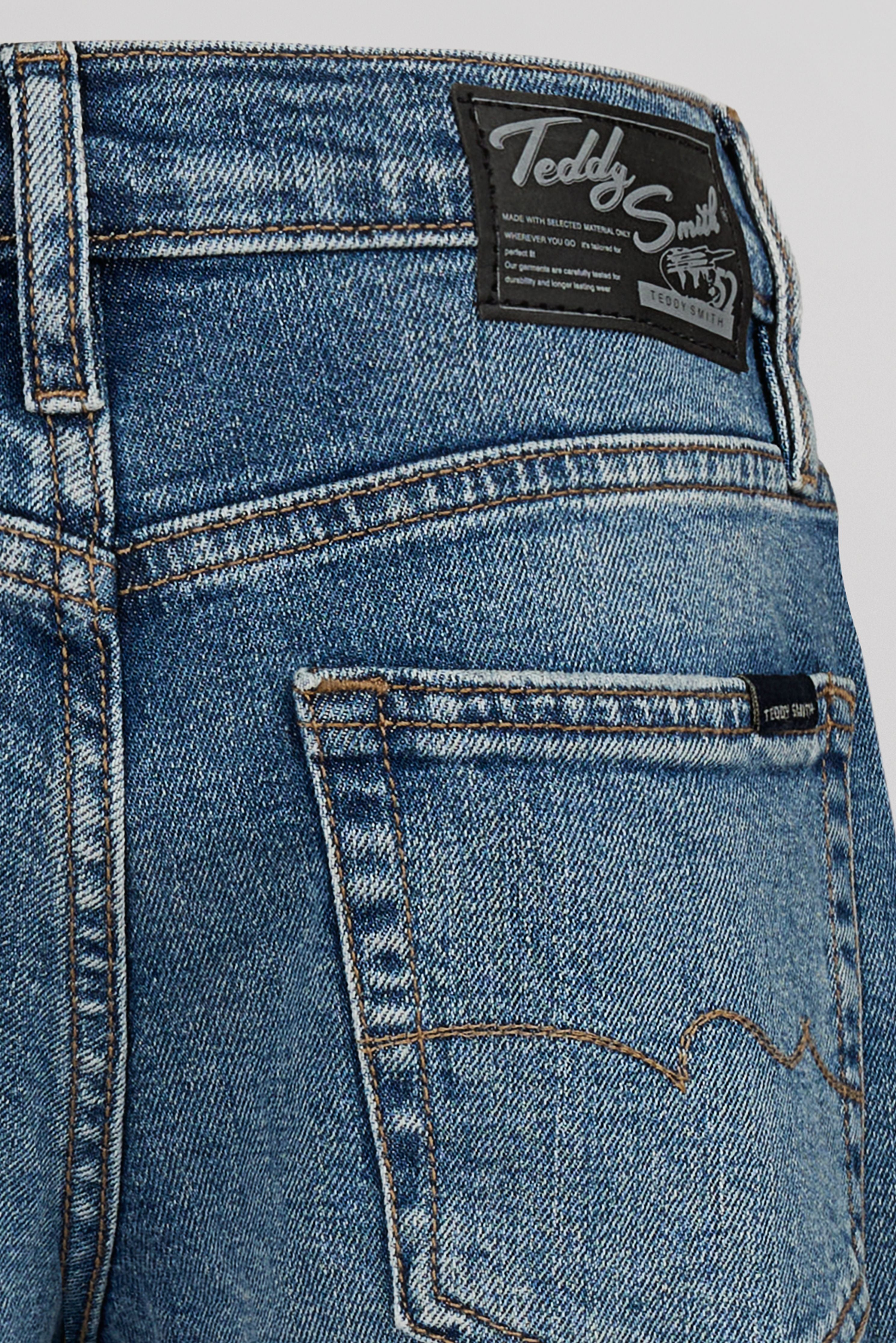 Teddy Smith Straight Boy JR jean droit vintage dark garçon