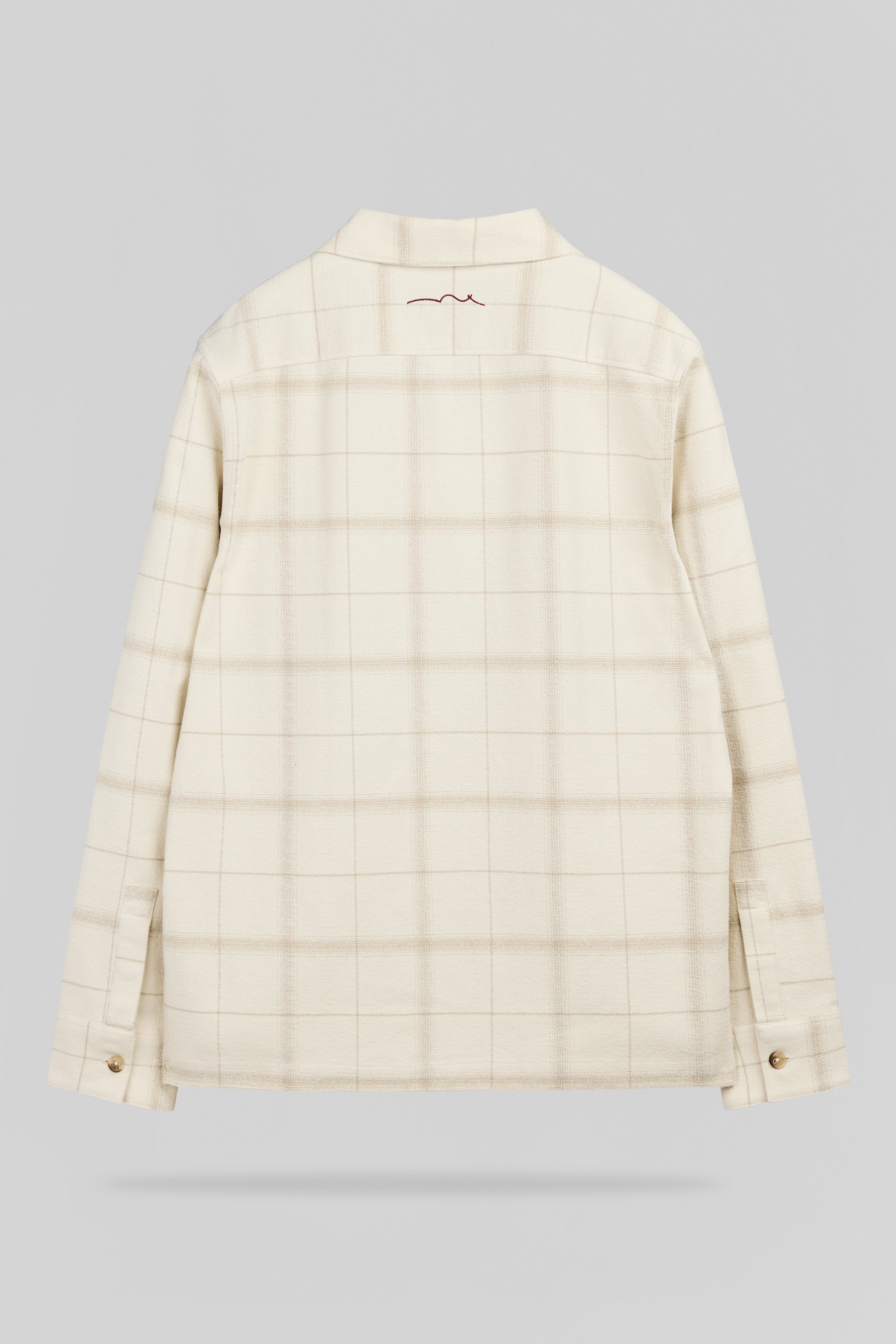 Teddy Smith C-Luis ML chemise carreaux cream coton