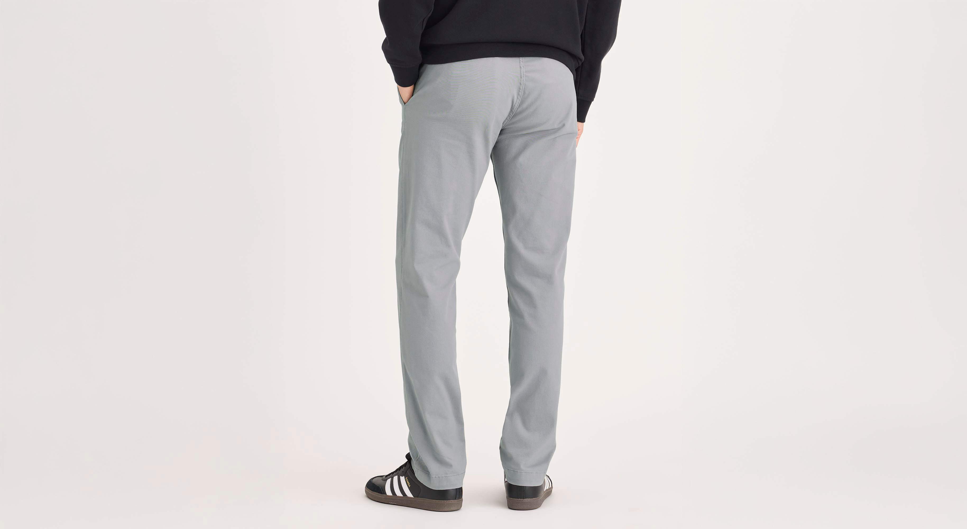 Dockers Alpha chino homme gris slim stretch Sharkskin